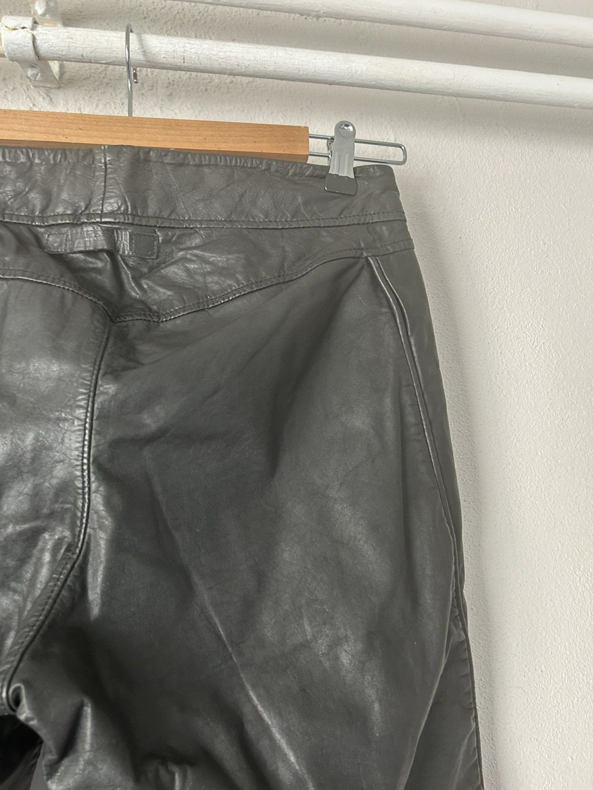Jean Paul Gaultier Leather Biker Pants Size US 32 / EU 48 - 11 Thumbnail