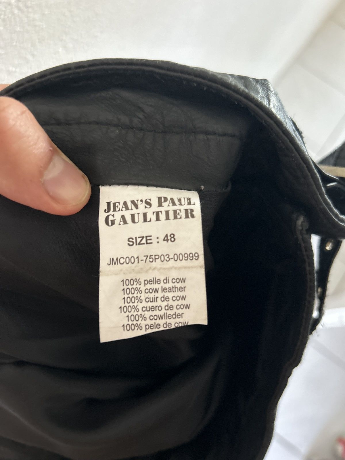 Jean Paul Gaultier Leather Biker Pants Size US 32 / EU 48 - 15 Thumbnail