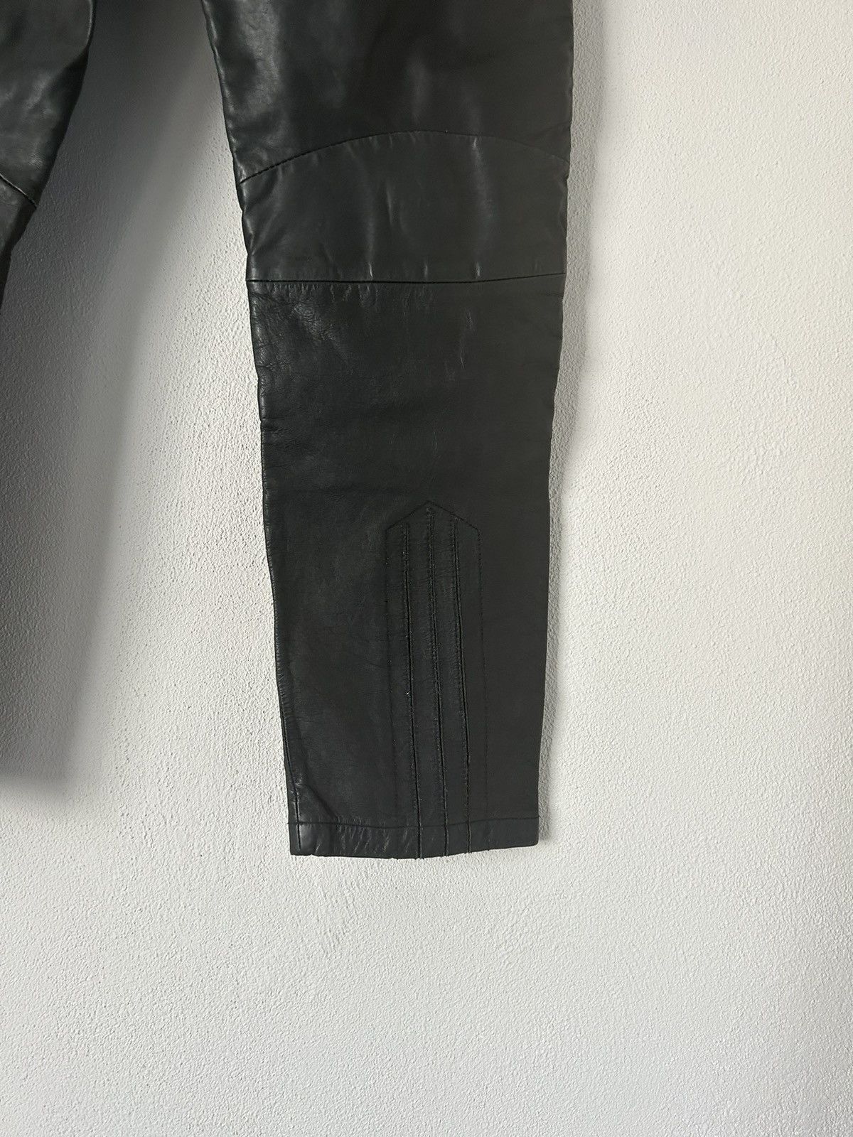 Jean Paul Gaultier Leather Biker Pants Size US 32 / EU 48 - 13 Thumbnail