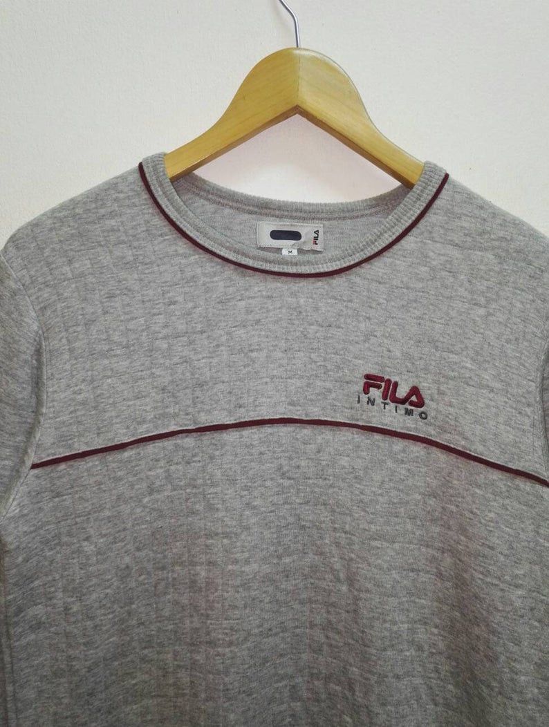 Fila Sweatshirt FILA INTIMO embroidered Small Logo (ss318) Size US M / EU 48-50 / 2 - 2 Thumbnail