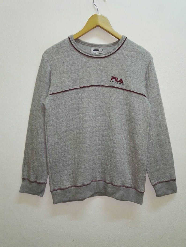 Fila Sweatshirt FILA INTIMO embroidered Small Logo (ss318) Size US M / EU 48-50 / 2 - 1 Thumbnail