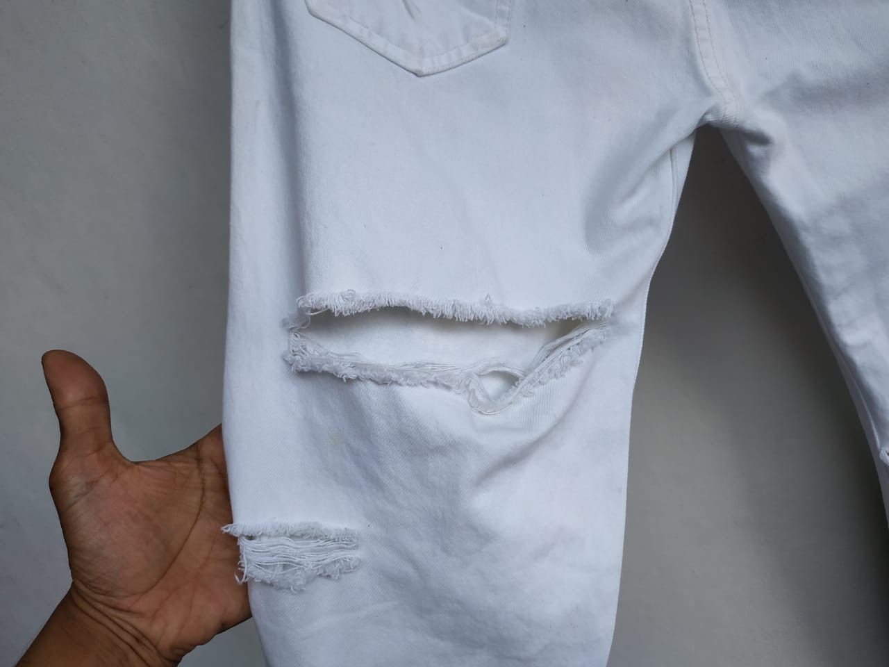 Fragment Design Fit 29 to 30, Levis X Cote Mer Distressed Hybrid Jeans Size US 30 / EU 46 - 15 Thumbnail