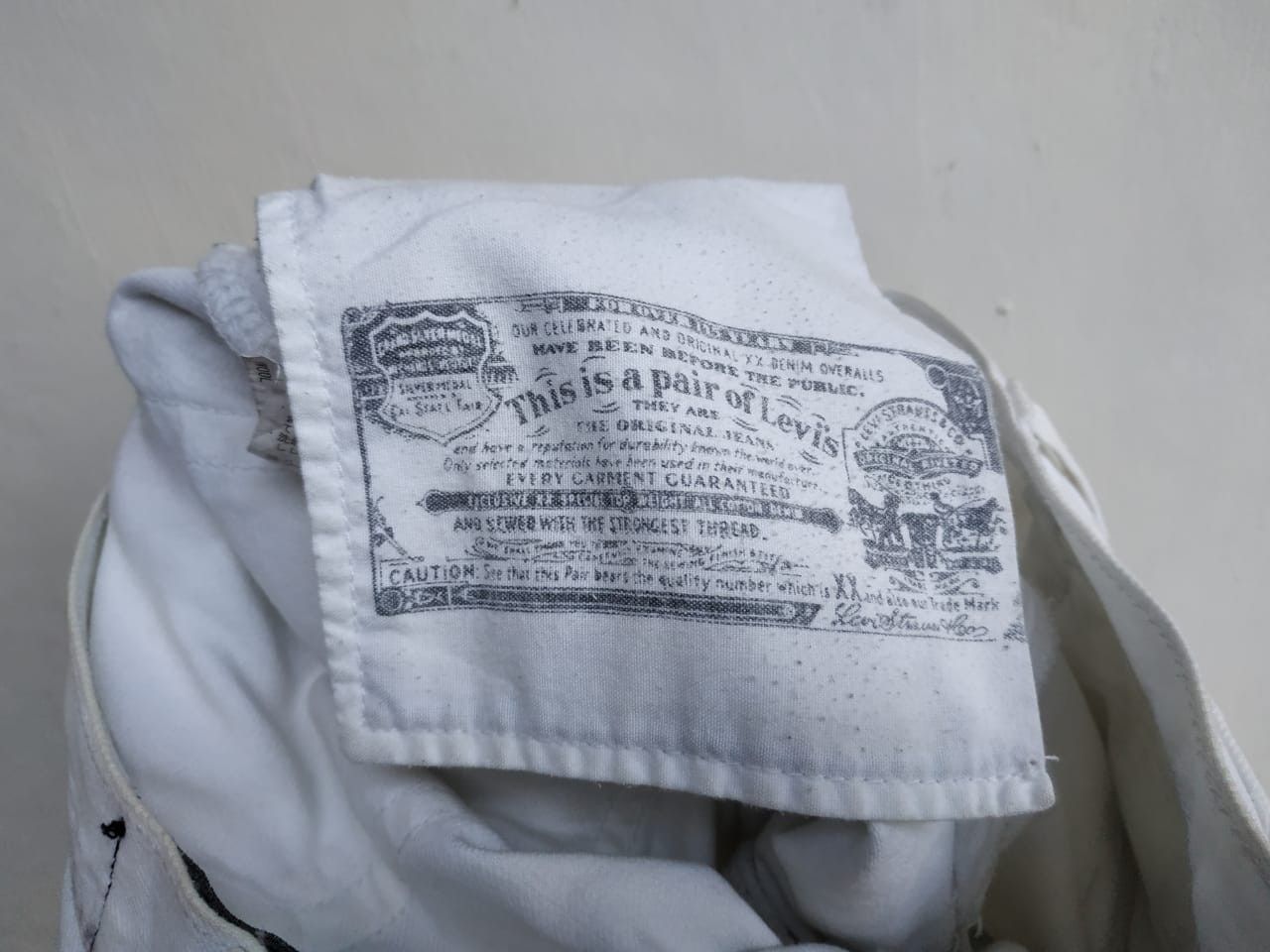 Fragment Design Fit 29 to 30, Levis X Cote Mer Distressed Hybrid Jeans Size US 30 / EU 46 - 11 Thumbnail