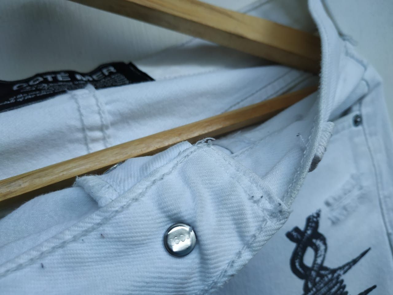 Fragment Design Fit 29 to 30, Levis X Cote Mer Distressed Hybrid Jeans Size US 30 / EU 46 - 16 Thumbnail