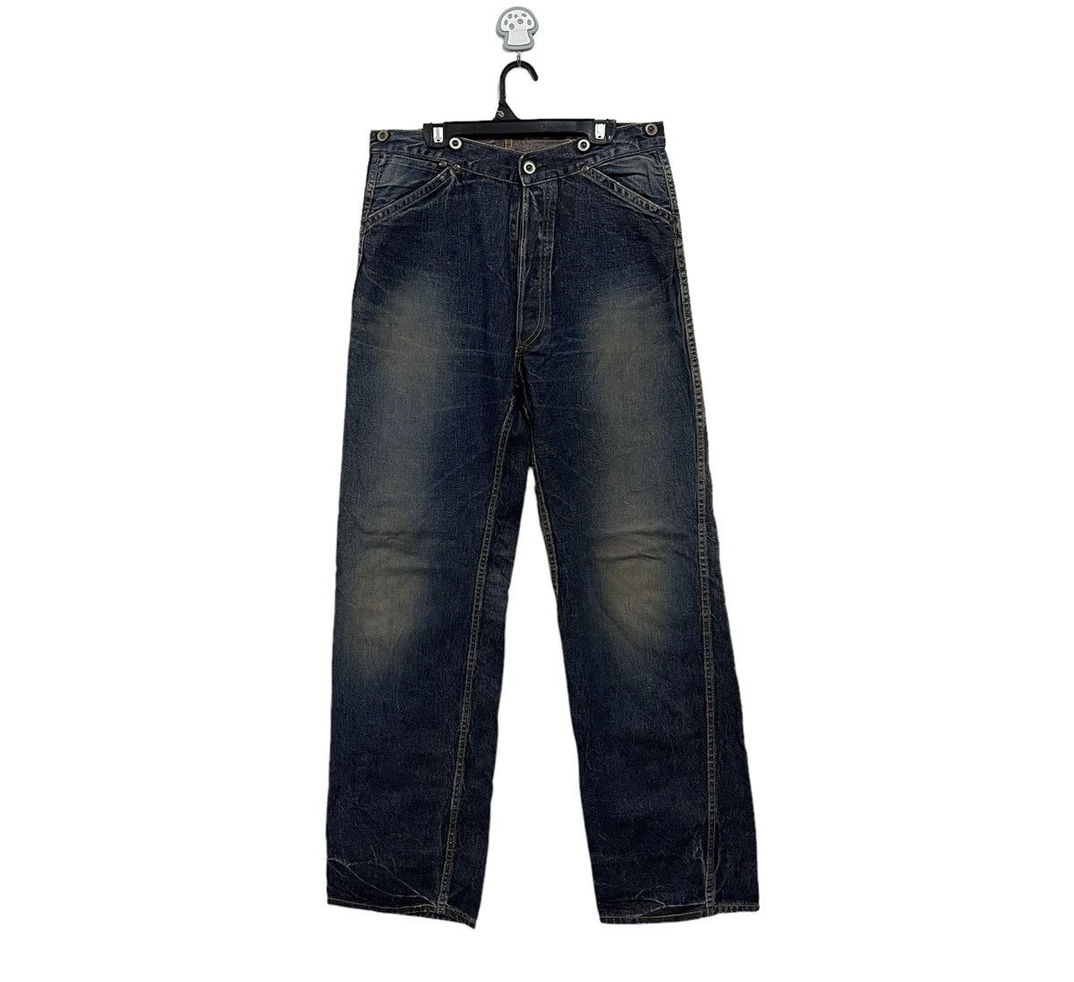 image of Hysteric Glamour x Warehouse Duck Digger By Warehouse Jeans Denim in Blue, Men's (Size 30)