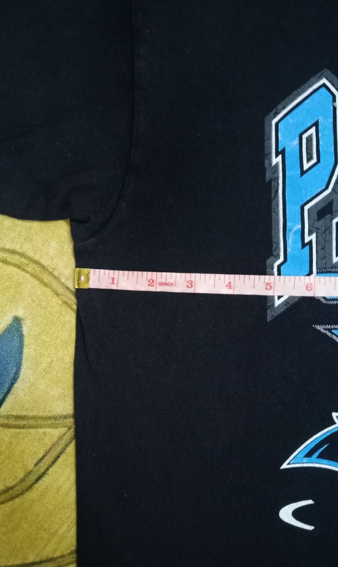 Logo 7 × NFL × Vintage Vintage 90s Carolina Panthers T-shirt Size US XL / EU 56 / 4 - 16 Thumbnail