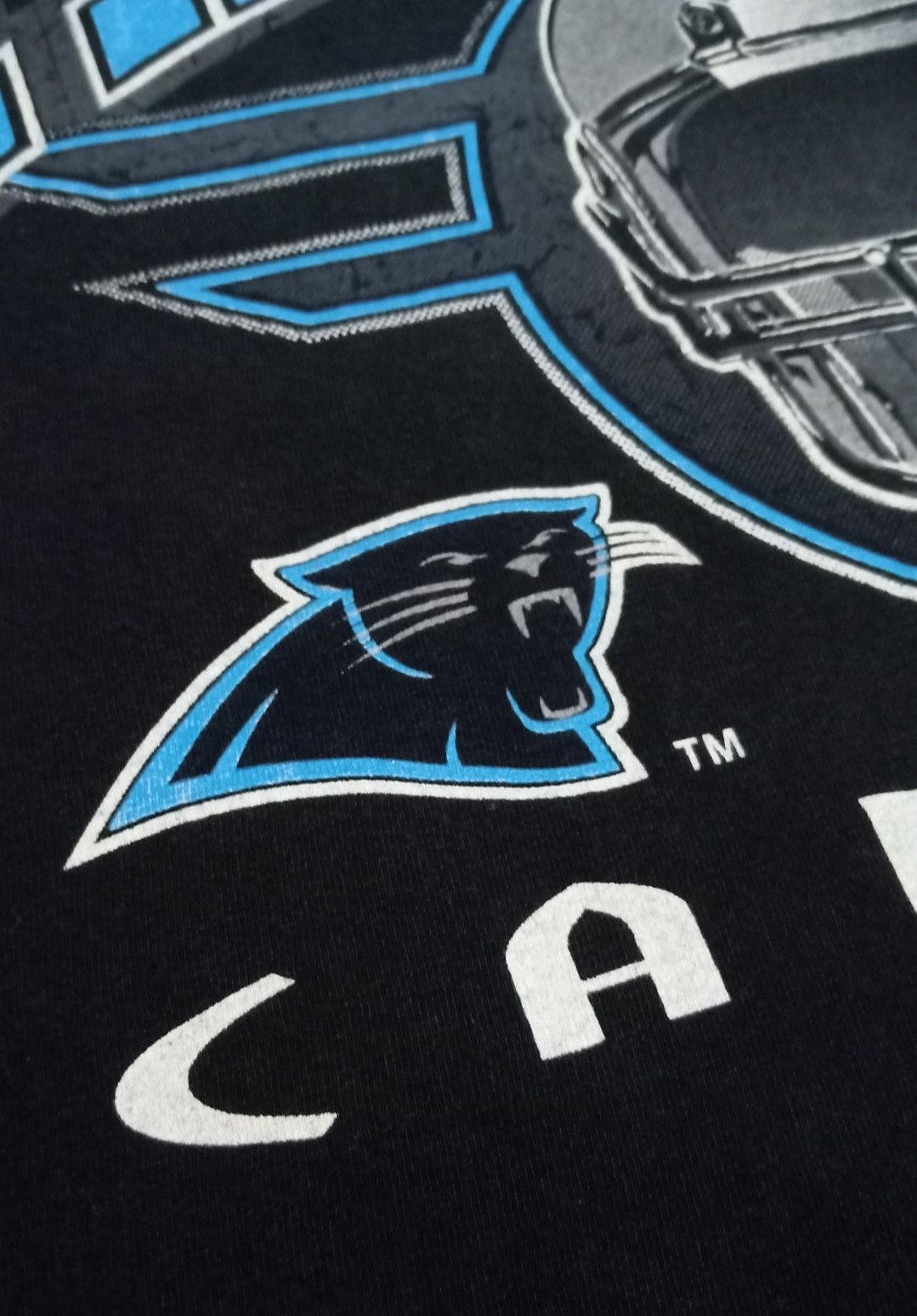 Logo 7 × NFL × Vintage Vintage 90s Carolina Panthers T-shirt Size US XL / EU 56 / 4 - 6 Thumbnail