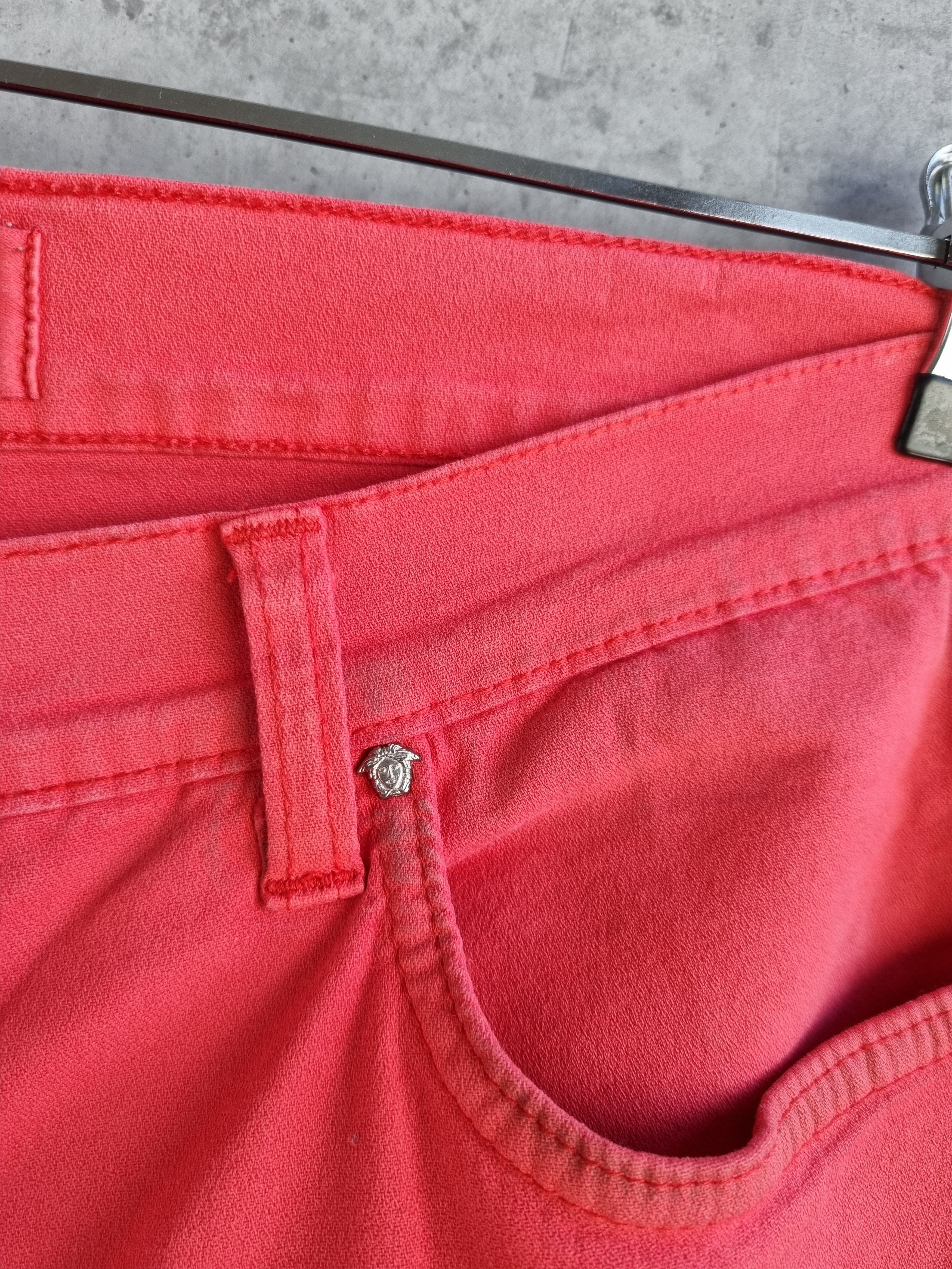 Gianni Valentino × Versace × Versace Jeans Couture VERSACE Jeans Couture Buttons fly pink denim pants Size US 34 / EU 50 - 12 Thumbnail