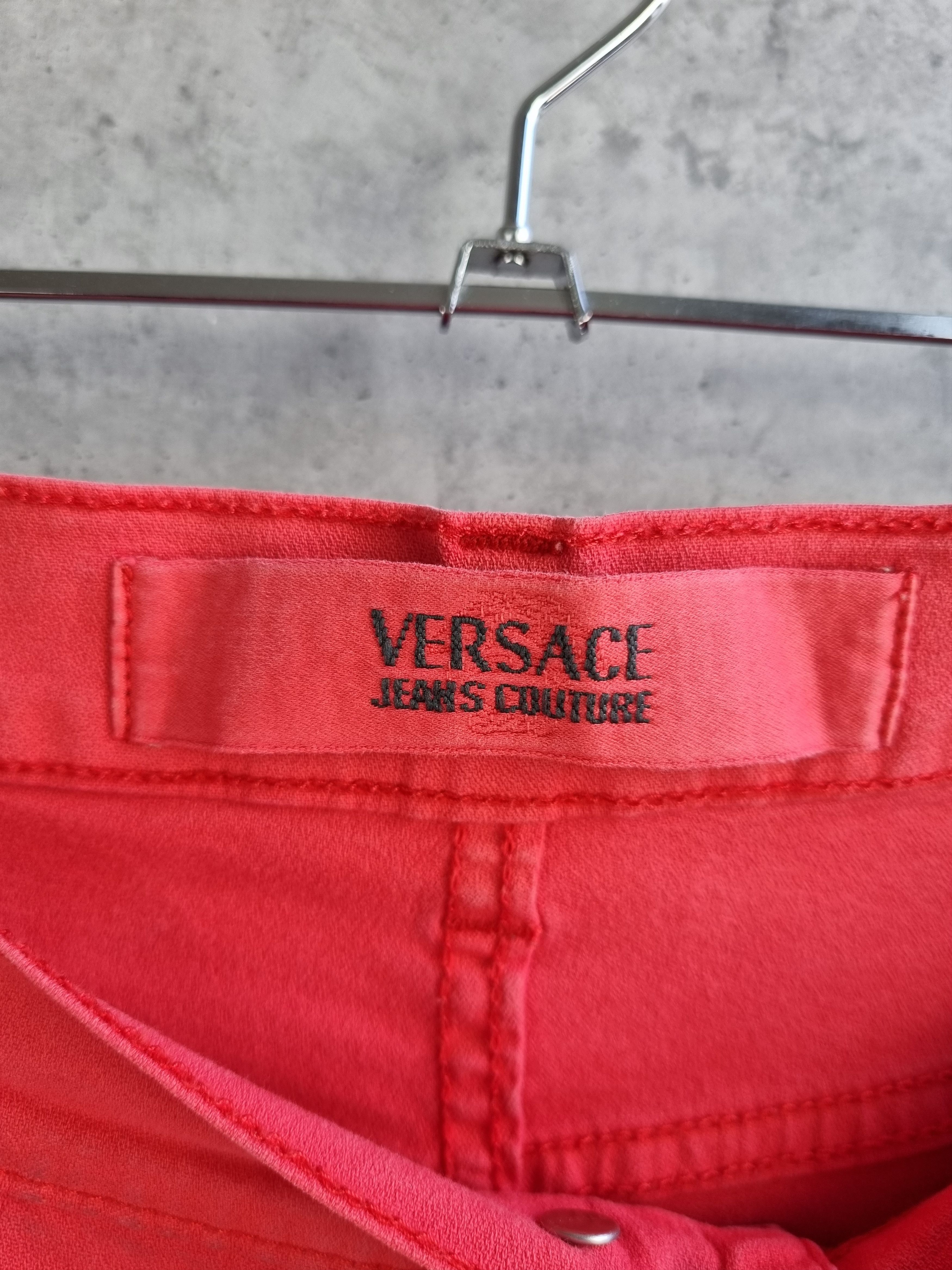 Gianni Valentino × Versace × Versace Jeans Couture VERSACE Jeans Couture Buttons fly pink denim pants Size US 34 / EU 50 - 6 Thumbnail