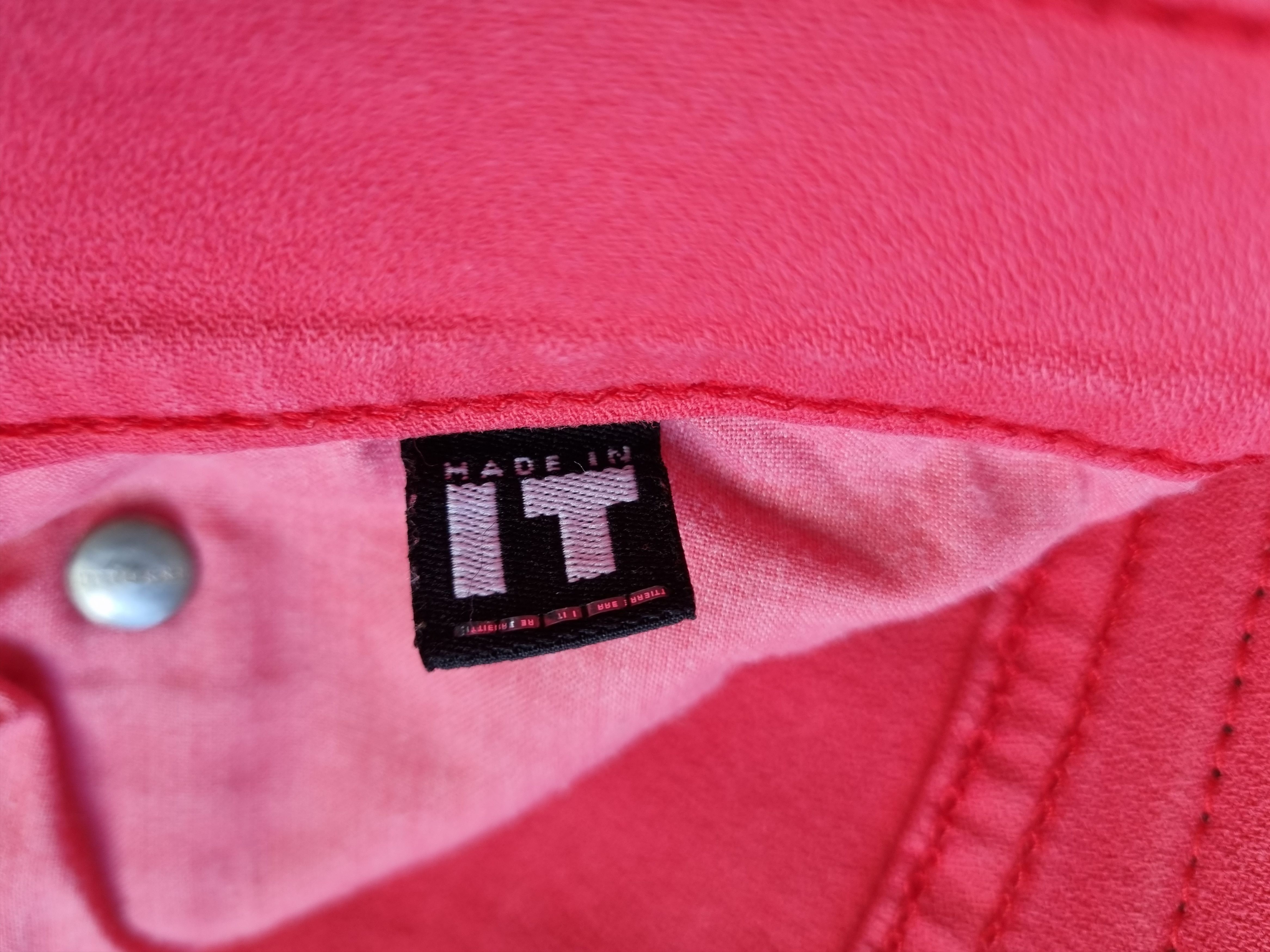 Gianni Valentino × Versace × Versace Jeans Couture VERSACE Jeans Couture Buttons fly pink denim pants Size US 34 / EU 50 - 9 Thumbnail