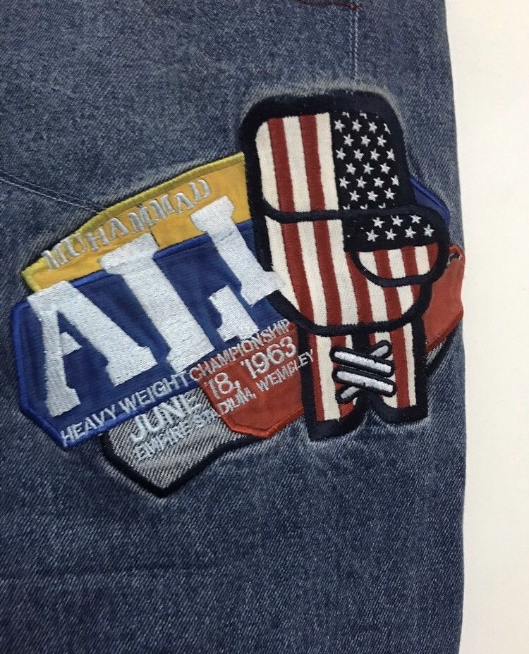 Fubu × Vintage Fubu x Muhammad Ali denim jeans s36 Size US 36 / EU 52 - 2 Thumbnail