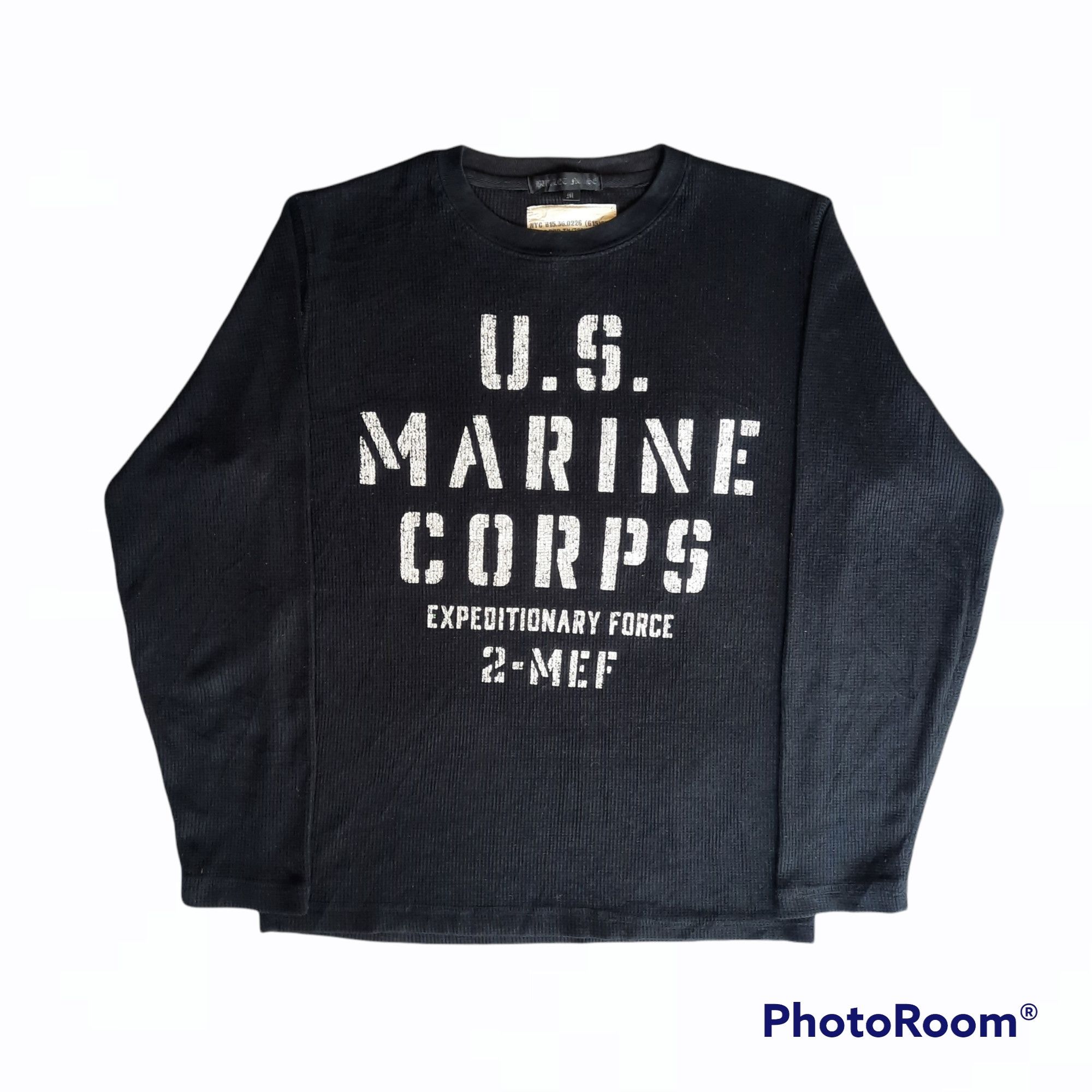 image of USMC Us Marine Corp Bodywear Long Sleeve Tshirt, Men's (Size Medium)