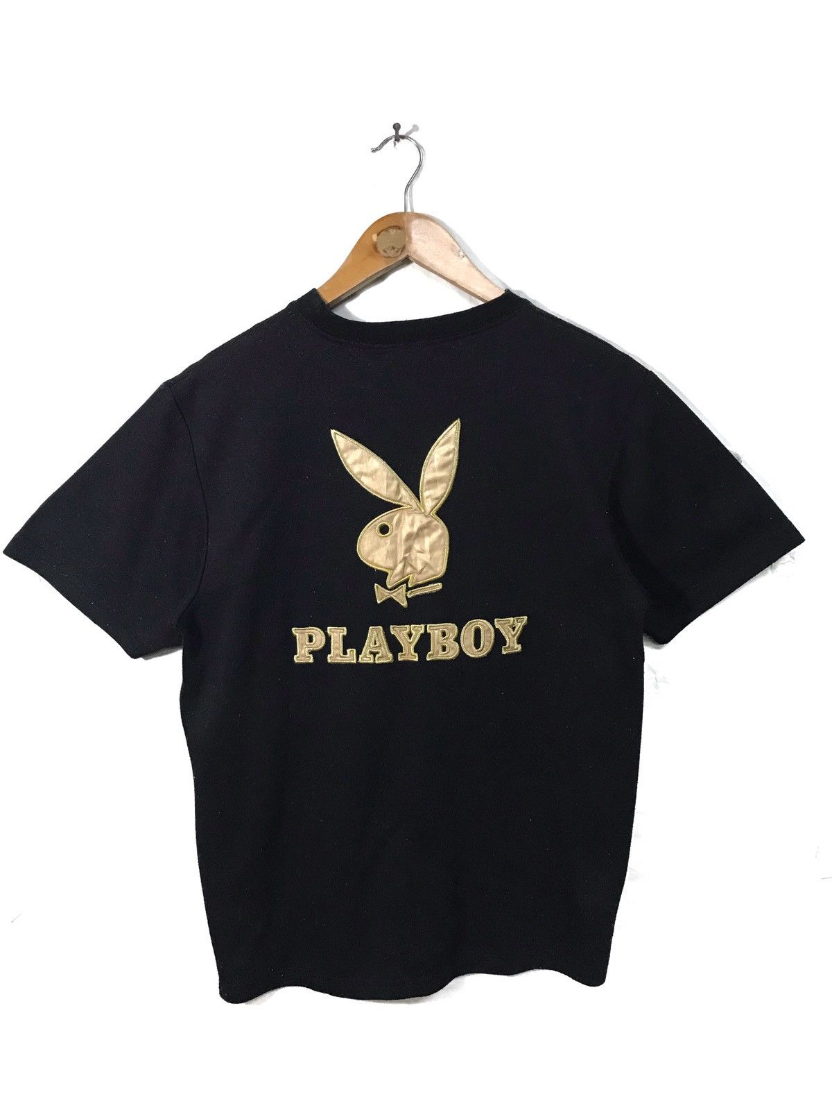 Playboy Playboy Big Logo Spellout T-shirt Armpit 20.5''x26'' Size US XL / EU 56 / 4 - 1 Thumbnail