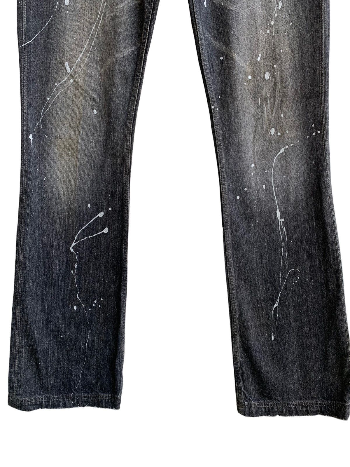 semanticdesign Flare🔥 Semantic Design Distressed Paint Splatter Jeans Size US 31 - 3 Thumbnail