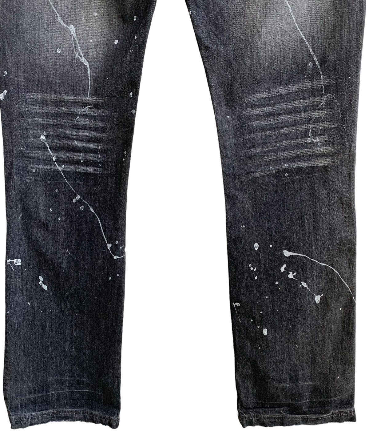 semanticdesign Flare🔥 Semantic Design Distressed Paint Splatter Jeans Size US 31 - 5 Thumbnail