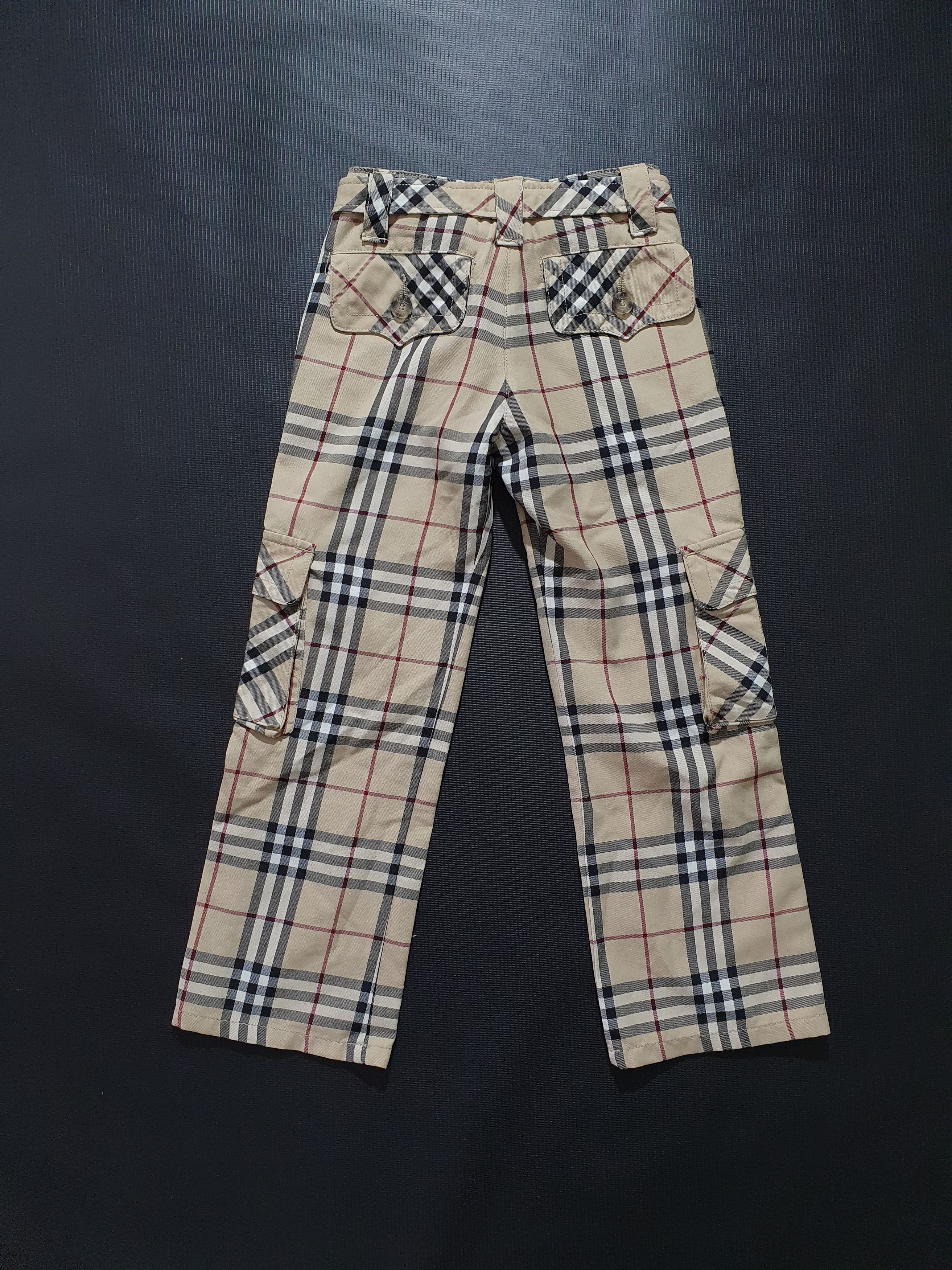 Burberry × Burberry Prorsum Rare Children's Pants Burberry Nova Check Cargo Size US 26 / EU 42 - 2 Thumbnail