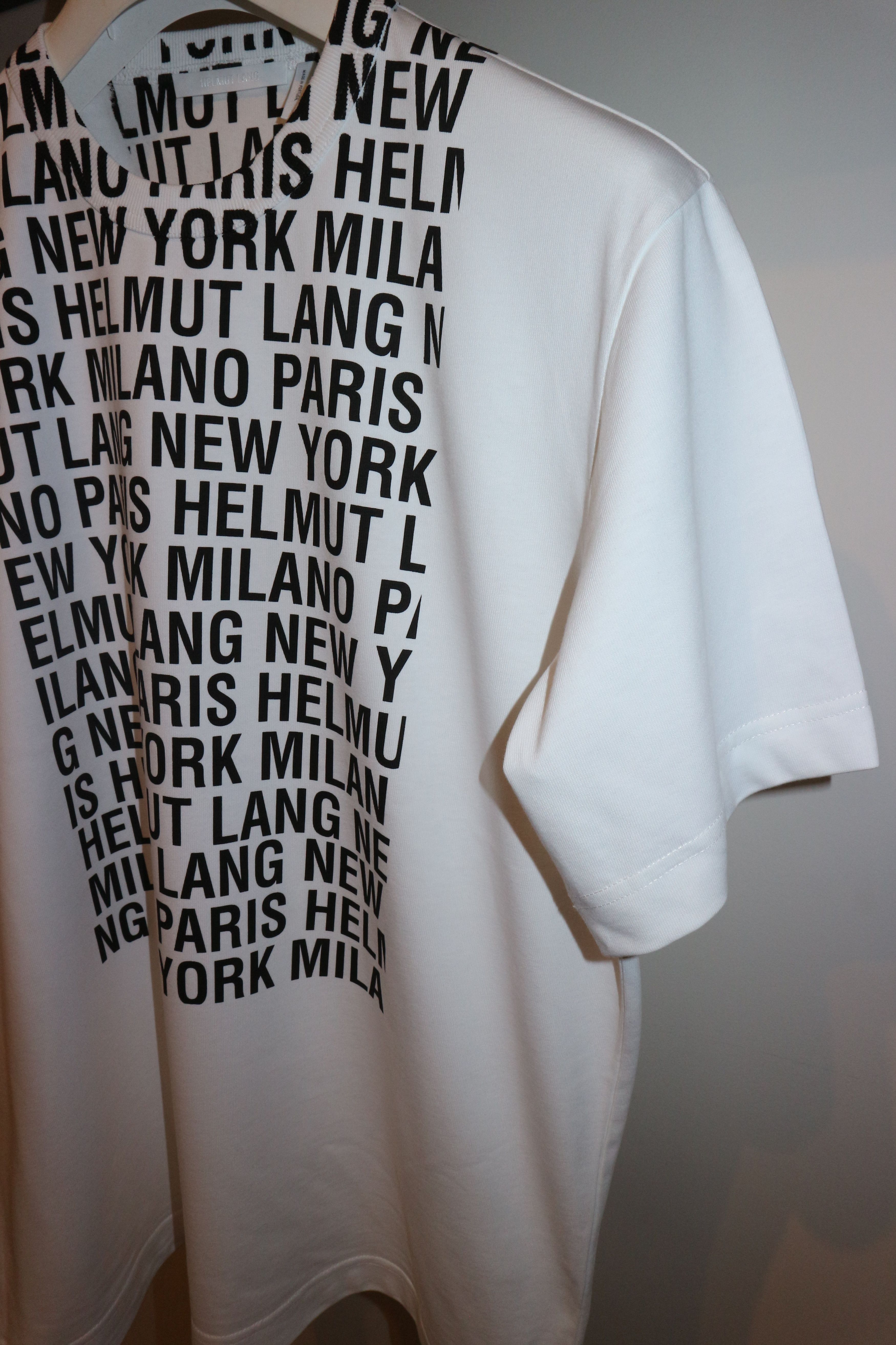Helmut Lang White Box Logo T-Shirt Size US M / EU 48-50 / 2 - 5 Thumbnail