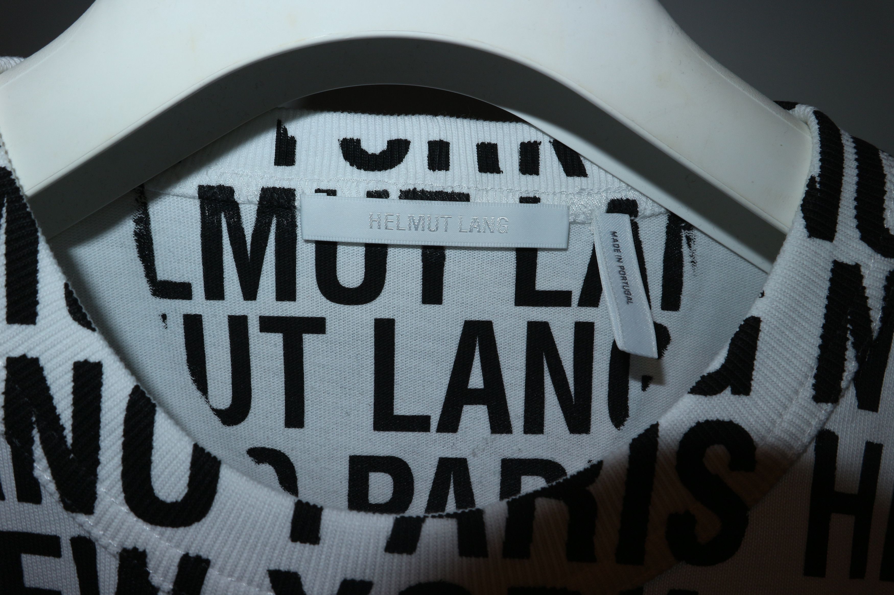 Helmut Lang White Box Logo T-Shirt Size US M / EU 48-50 / 2 - 4 Thumbnail