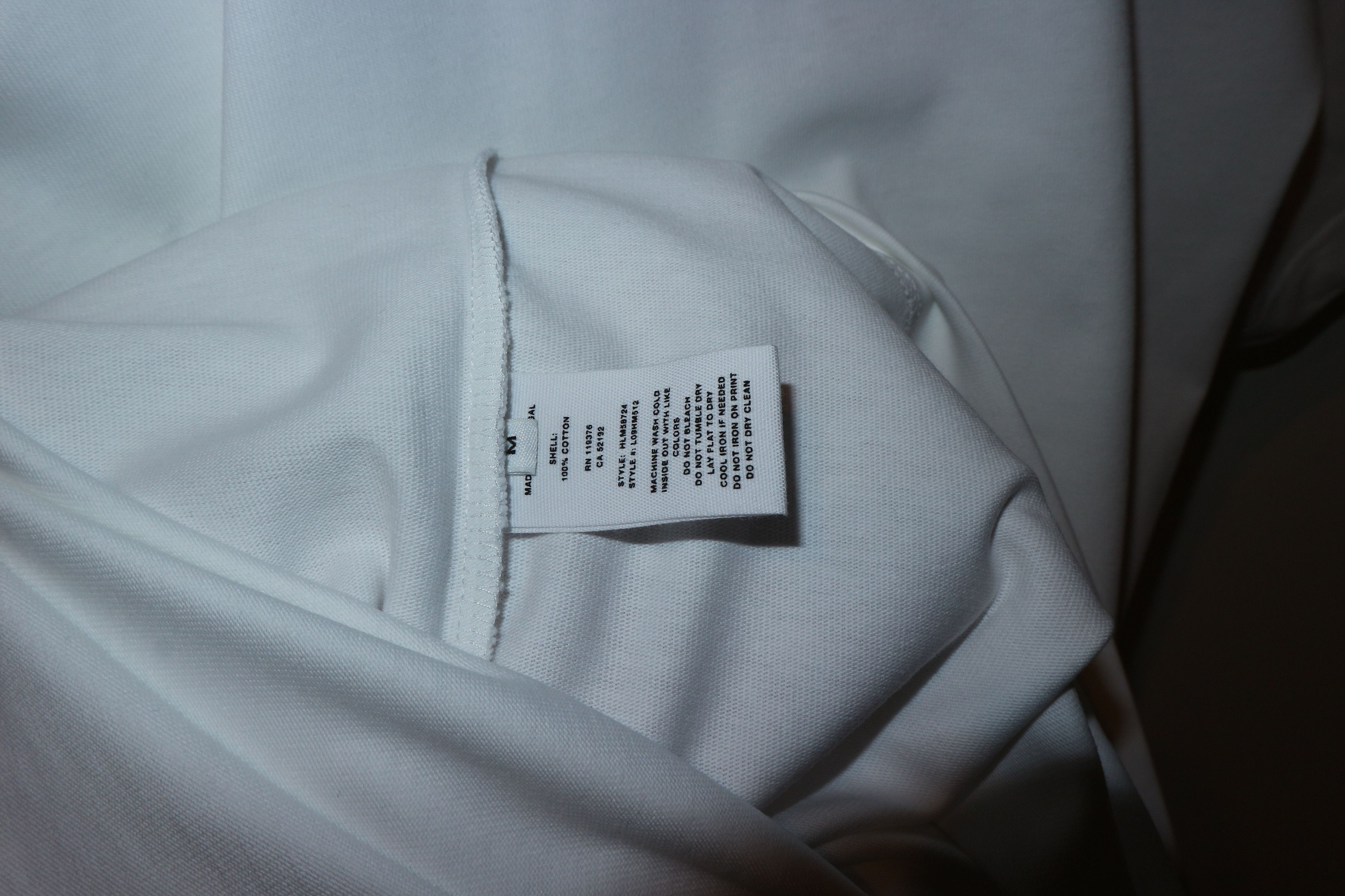 Helmut Lang White Box Logo T-Shirt Size US M / EU 48-50 / 2 - 8 Thumbnail