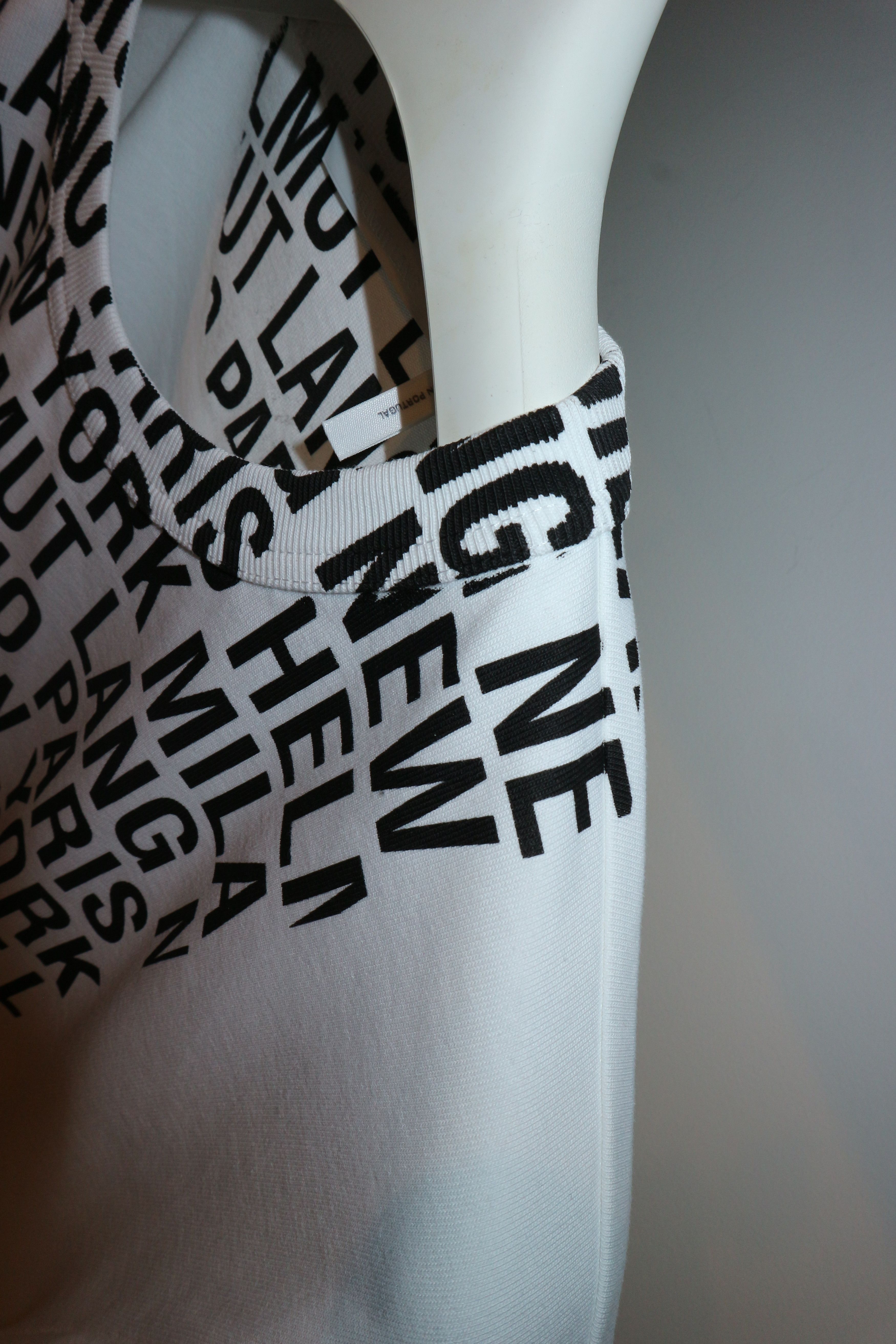 Helmut Lang White Box Logo T-Shirt Size US M / EU 48-50 / 2 - 6 Thumbnail