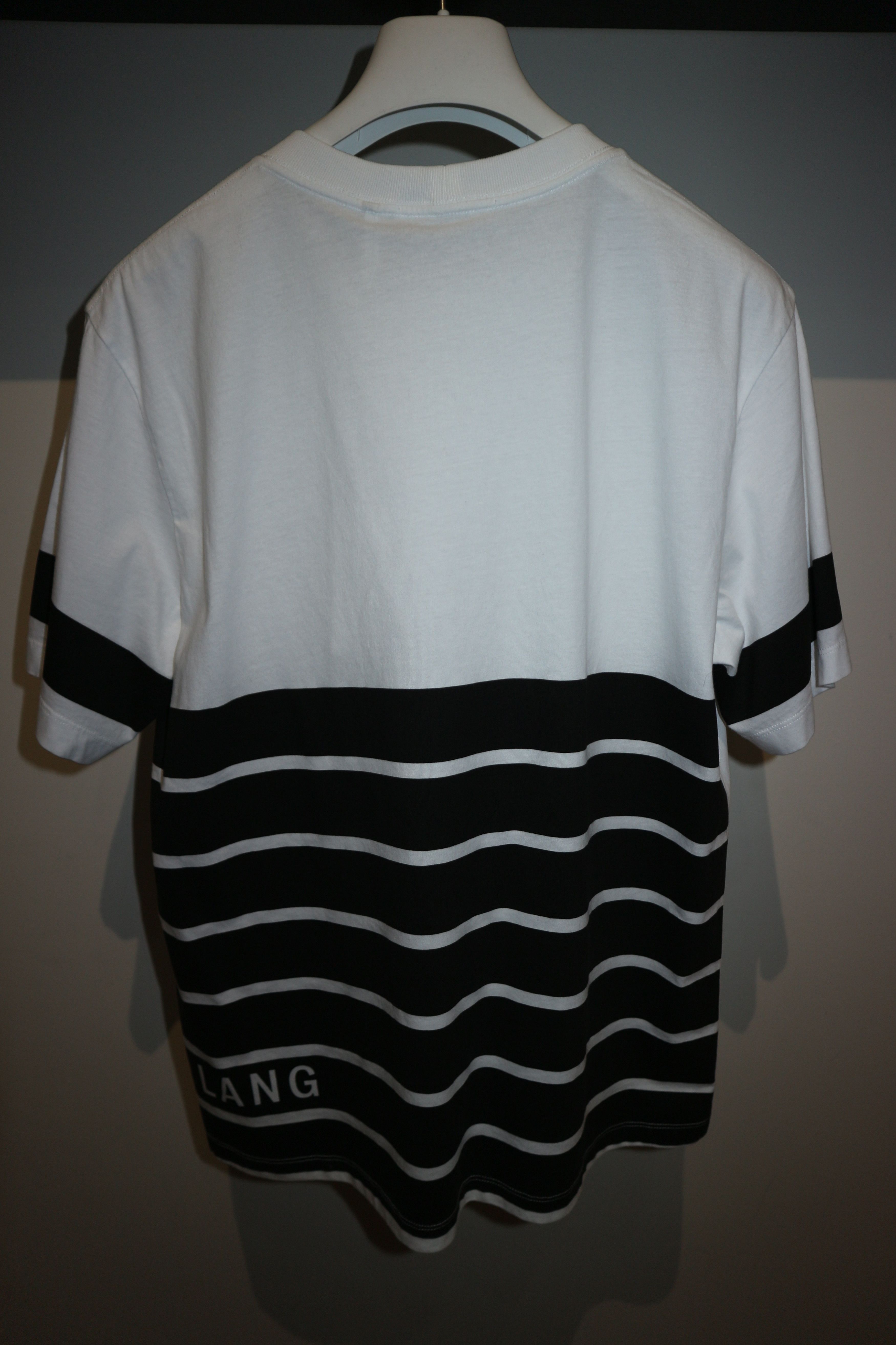 Helmut Lang logo stripes t-shirt Size US M / EU 48-50 / 2 - 7 Thumbnail