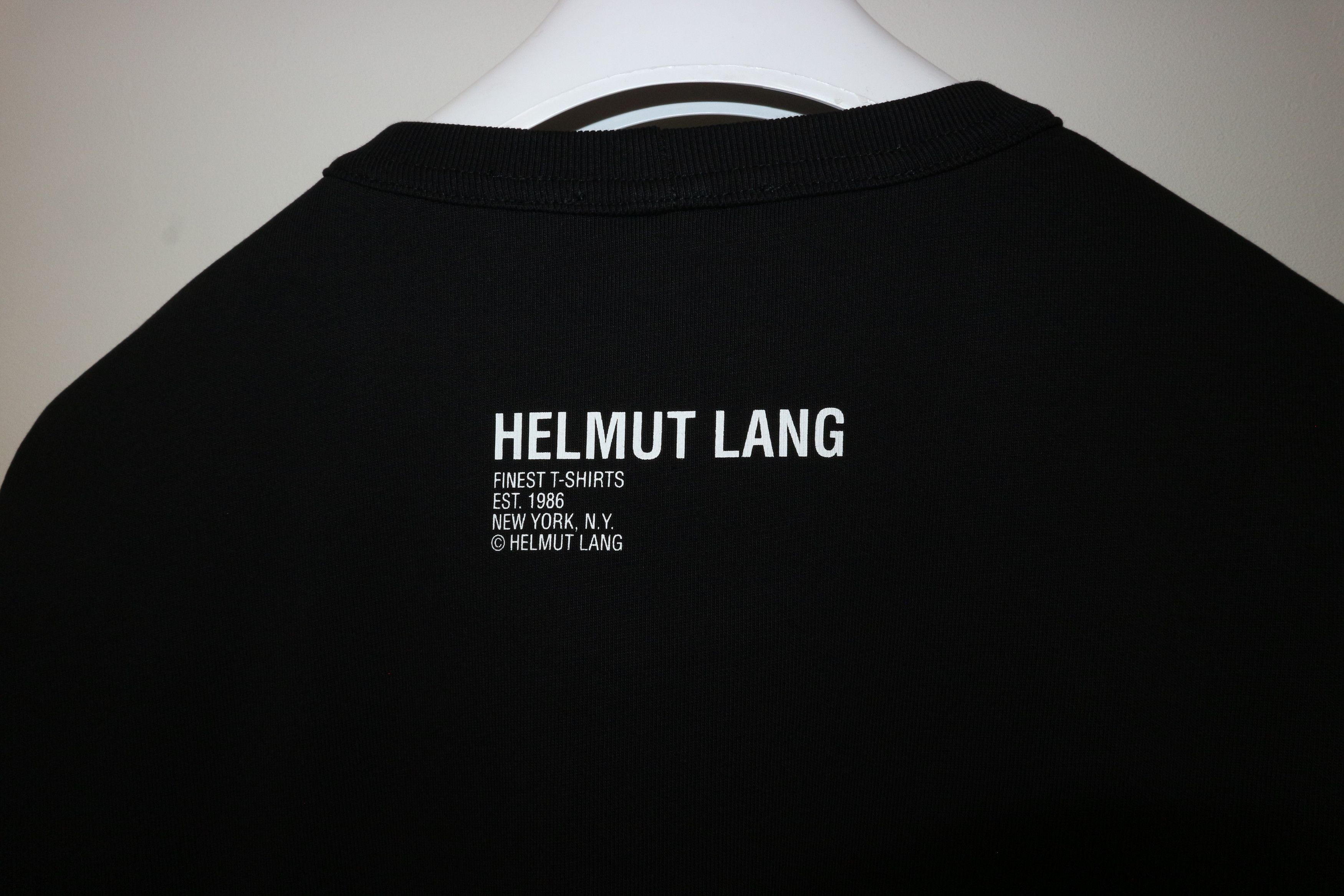 Helmut Lang CRUMPLE LOGO TEE Size US M / EU 48-50 / 2 - 8 Thumbnail