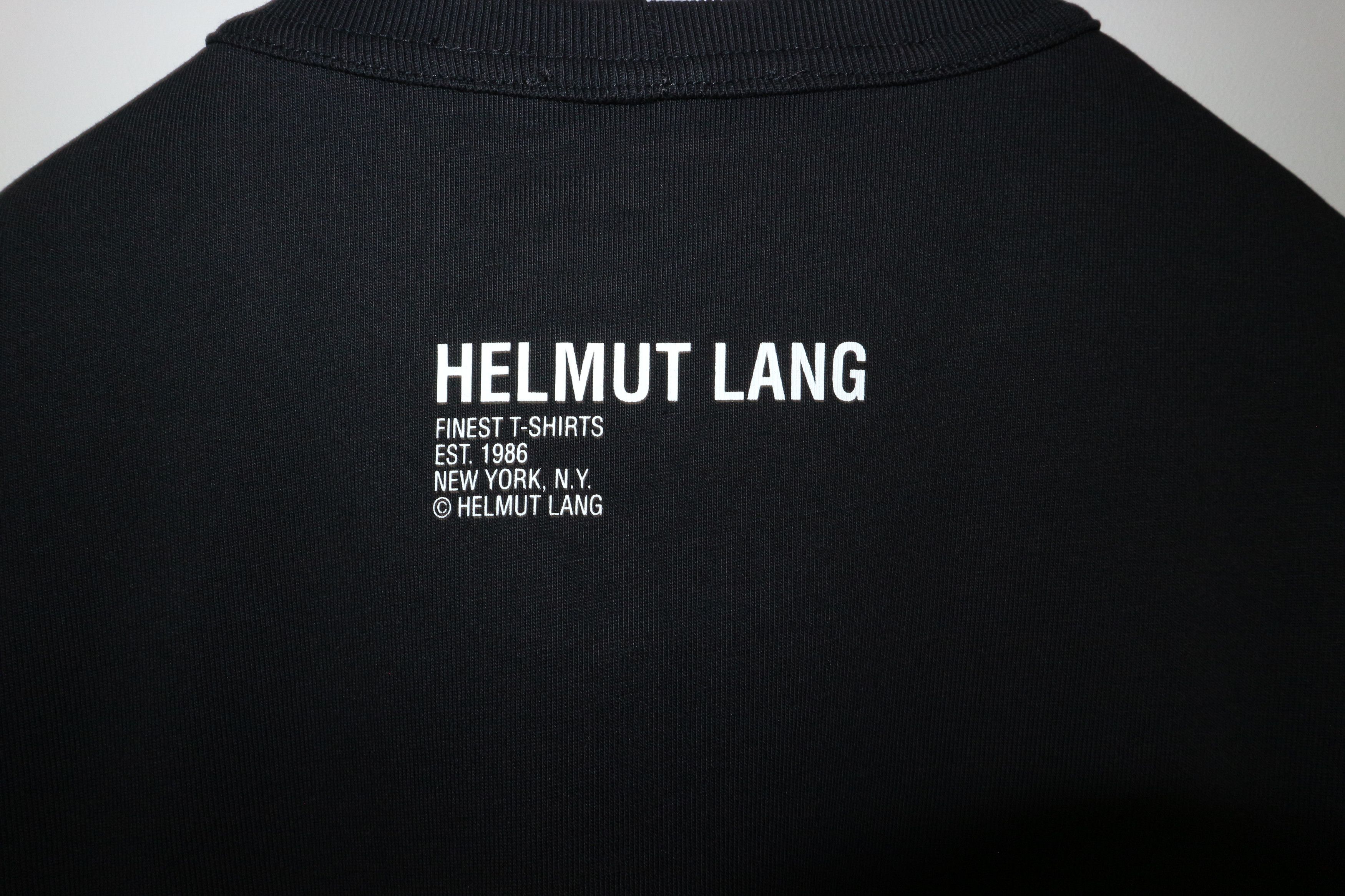 Helmut Lang CRUMPLE LOGO TEE Size US M / EU 48-50 / 2 - 6 Thumbnail