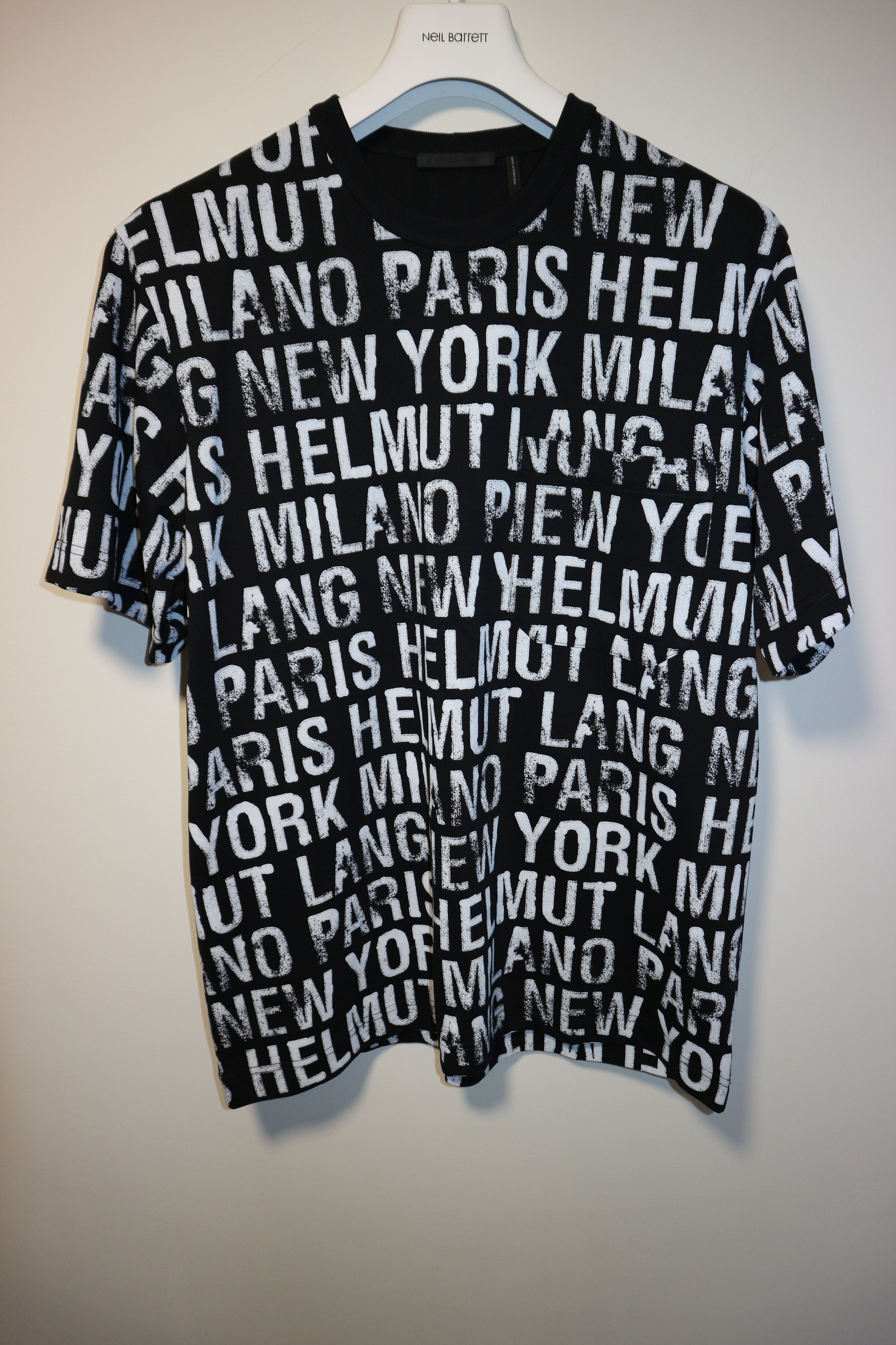 Helmut Lang All over print pocket tshirt Size US M / EU 48-50 / 2 - 1 Thumbnail