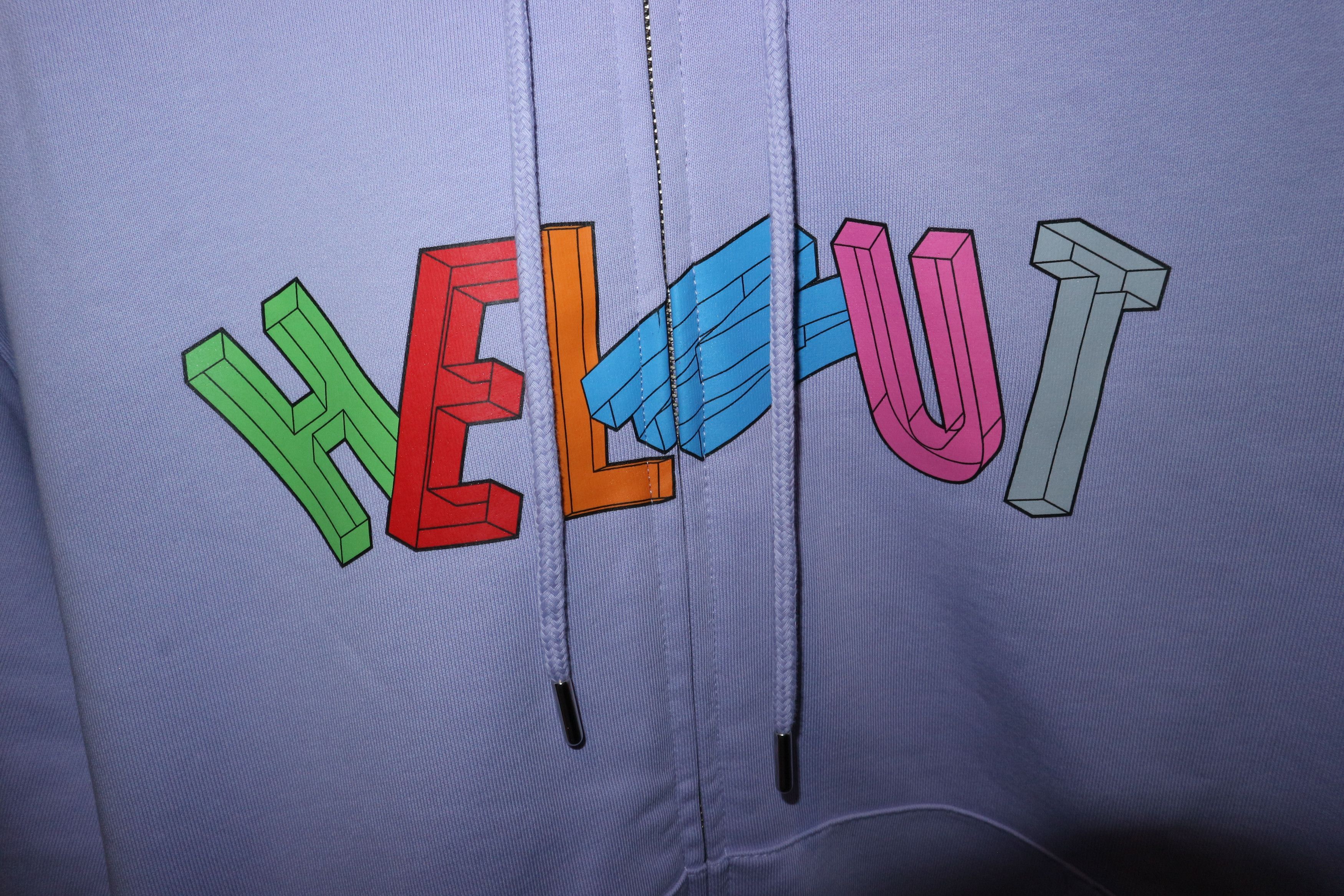 Helmut Lang 3d logo print hoodie Size US XXL / EU 58 / 5 - 3 Thumbnail