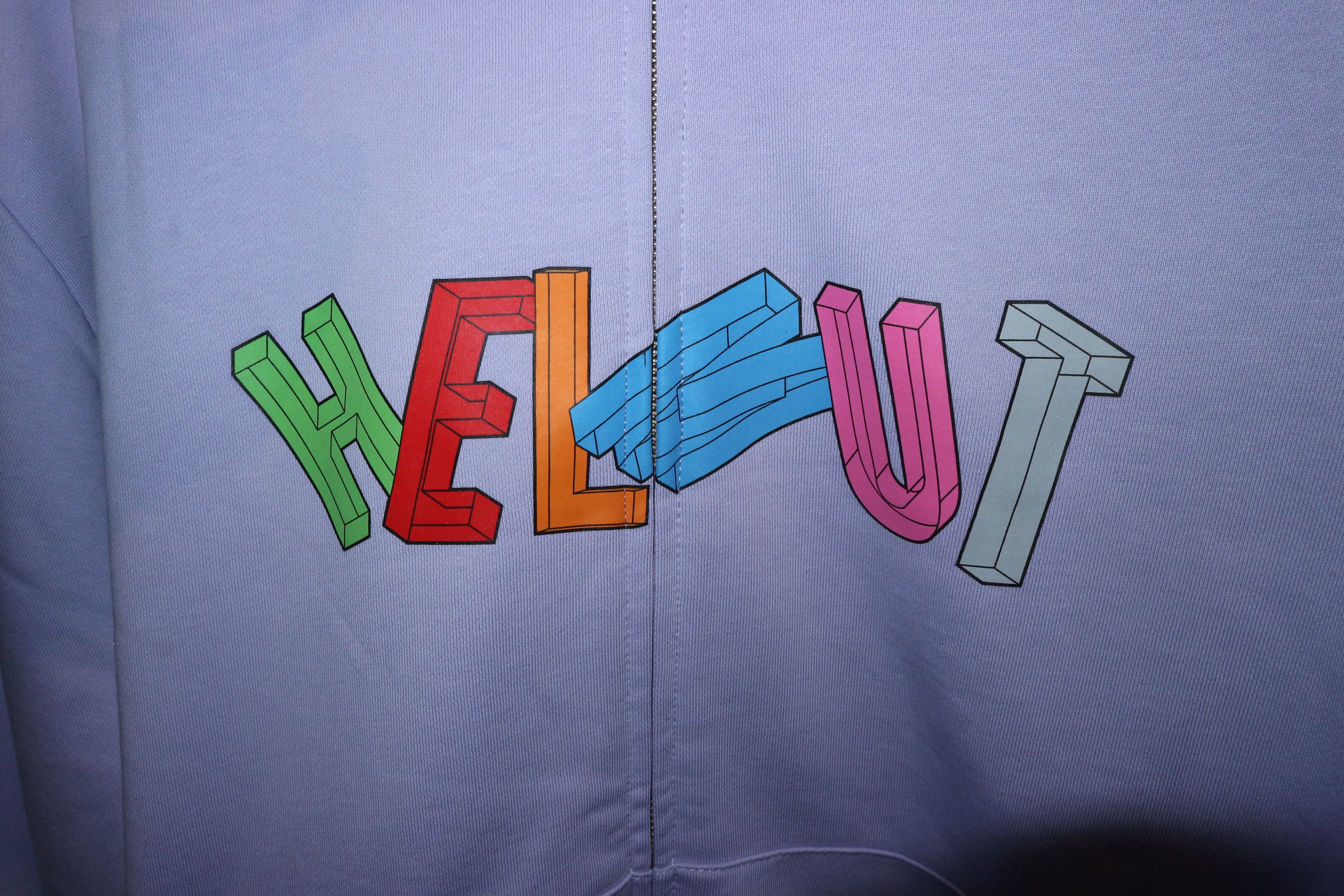 Helmut Lang 3d logo print hoodie Size US XXL / EU 58 / 5 - 6 Thumbnail