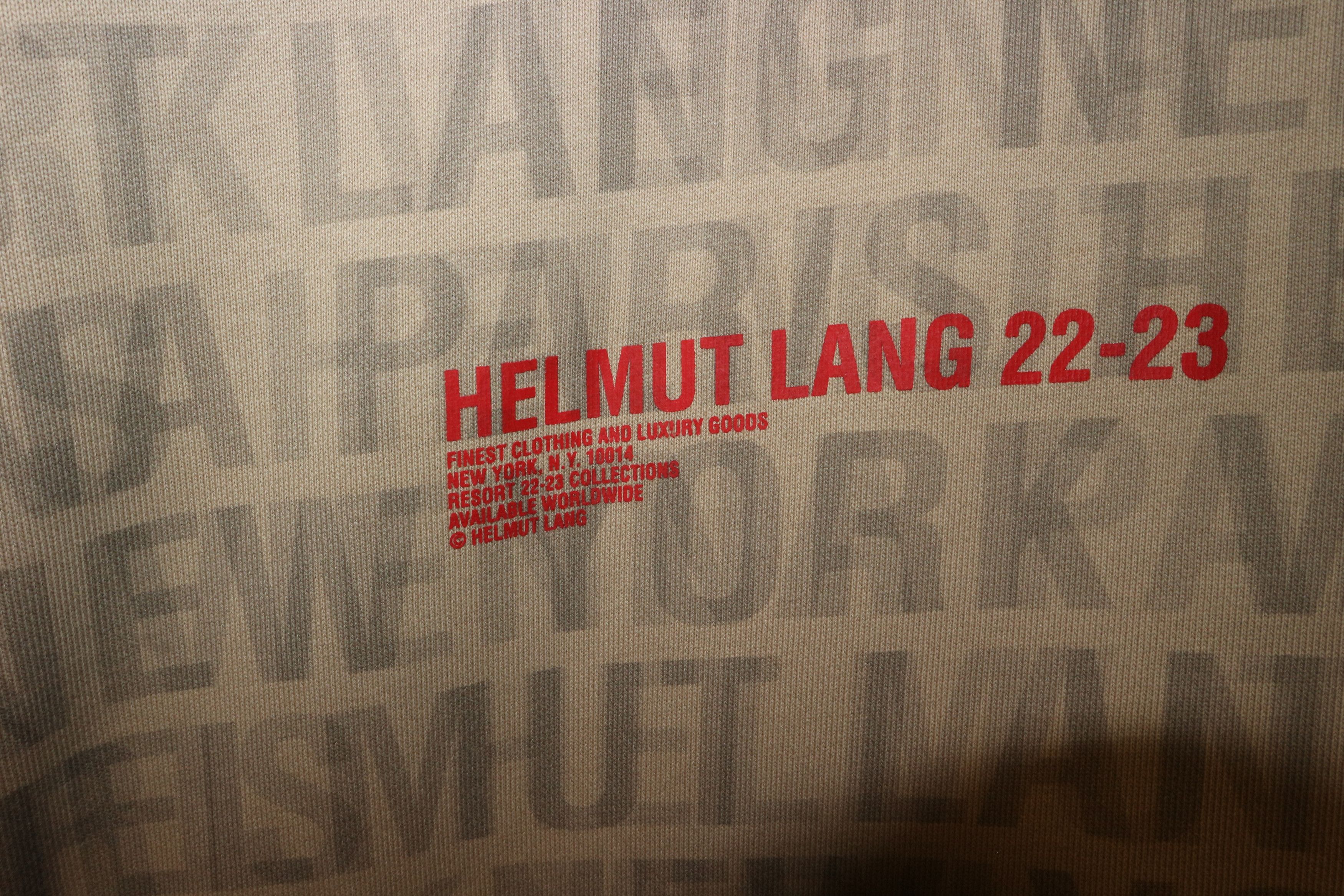 Helmut Lang All over logo print sweatshirt Size US M / EU 48-50 / 2 - 8 Thumbnail