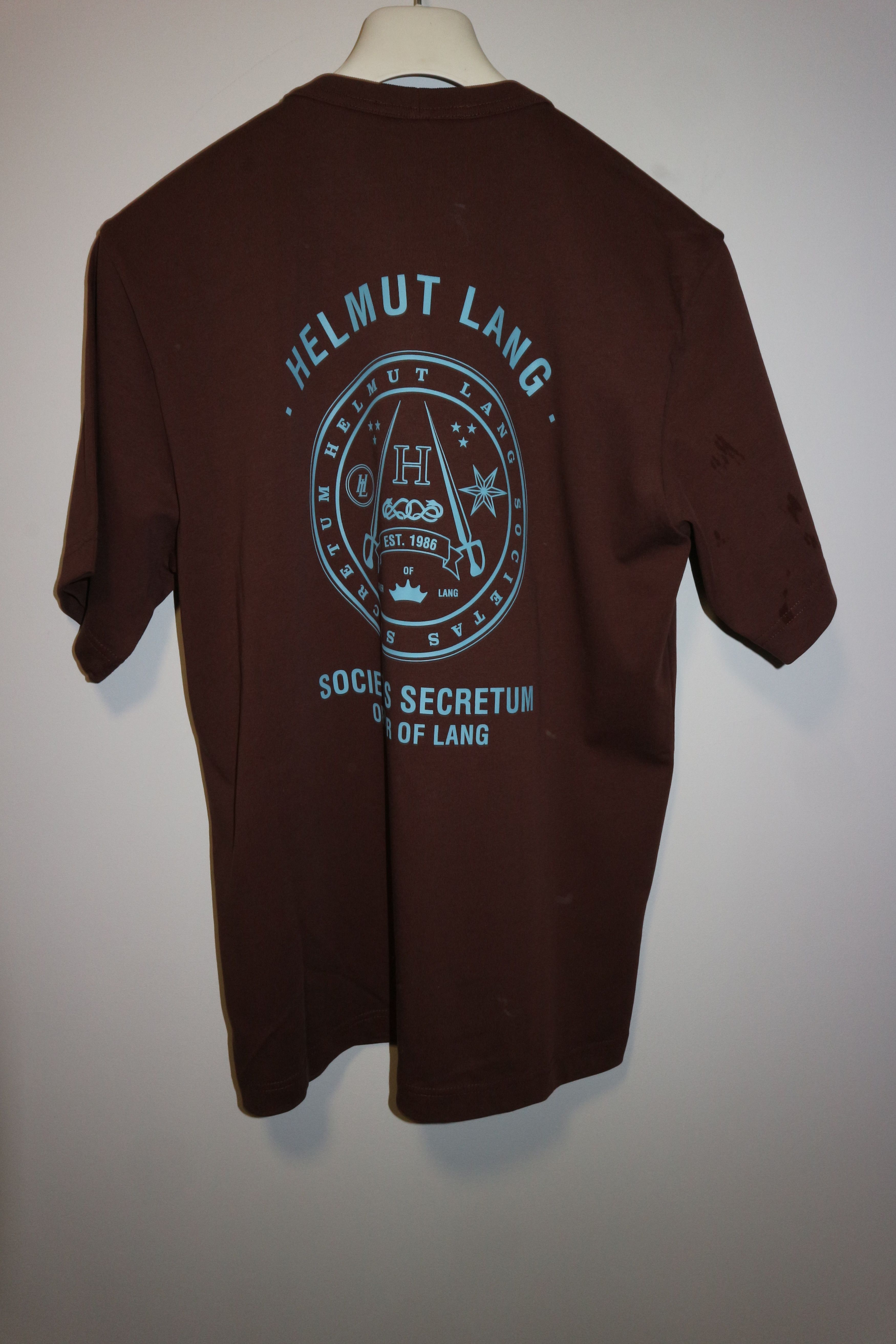 Helmut Lang Societas secretum t-shirt Size US S / EU 44-46 / 1 - 7 Thumbnail