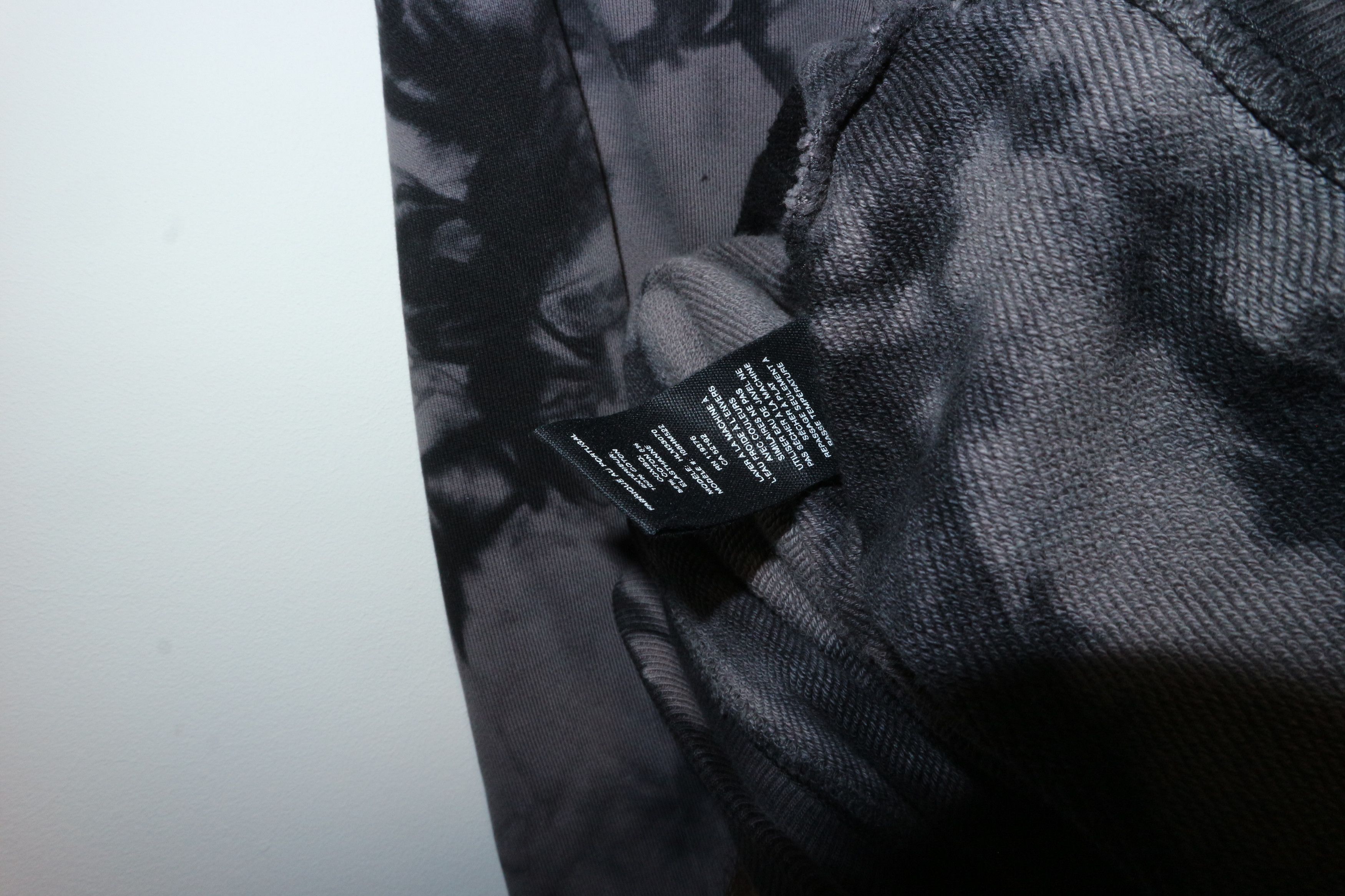 Helmut Lang Marble effect logo print hoodie Size US M / EU 48-50 / 2 - 9 Thumbnail