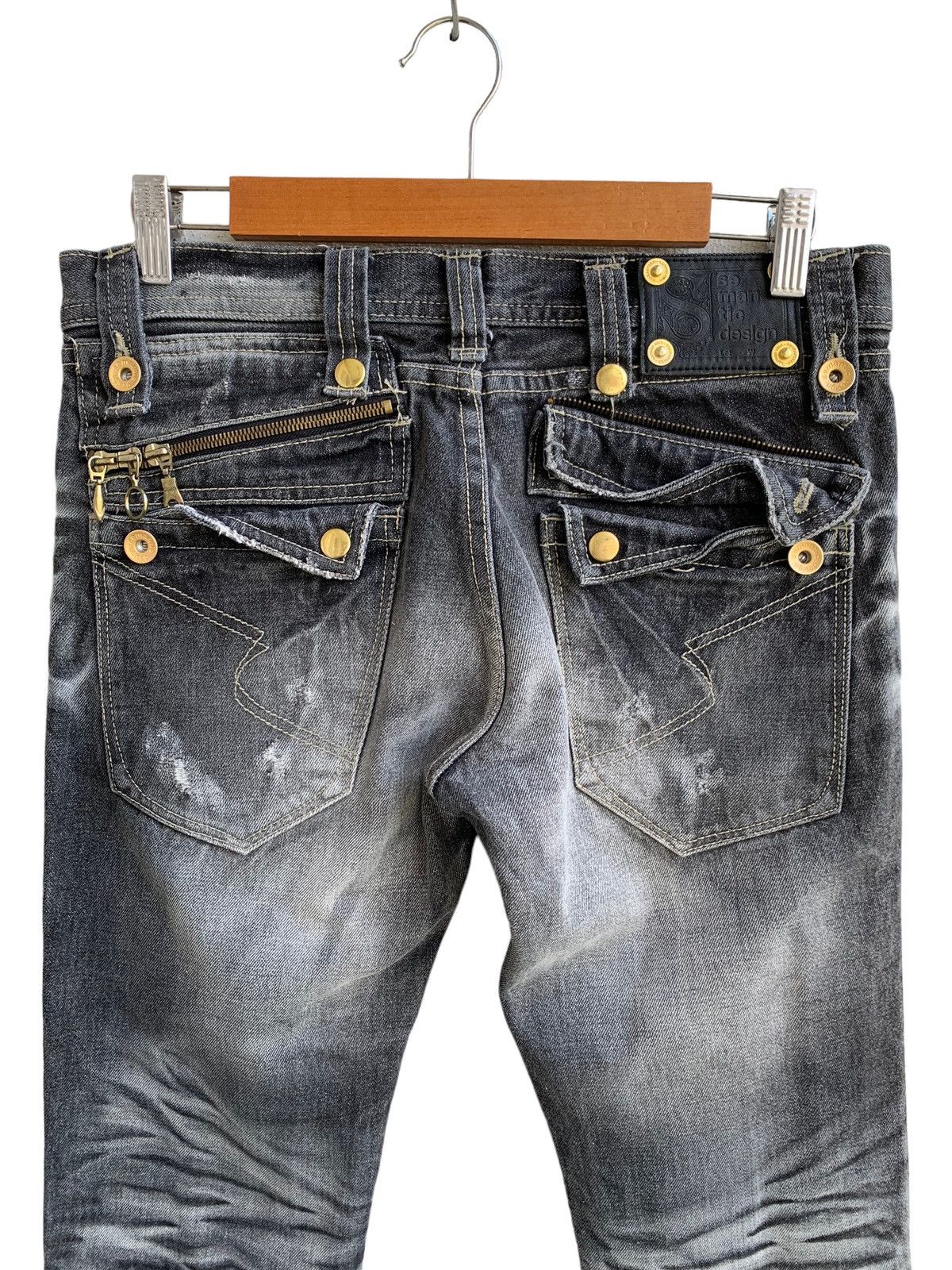 semanticdesign Japanese Brand Semantic Design Distressed Jeans Size US 29 - 4 Thumbnail