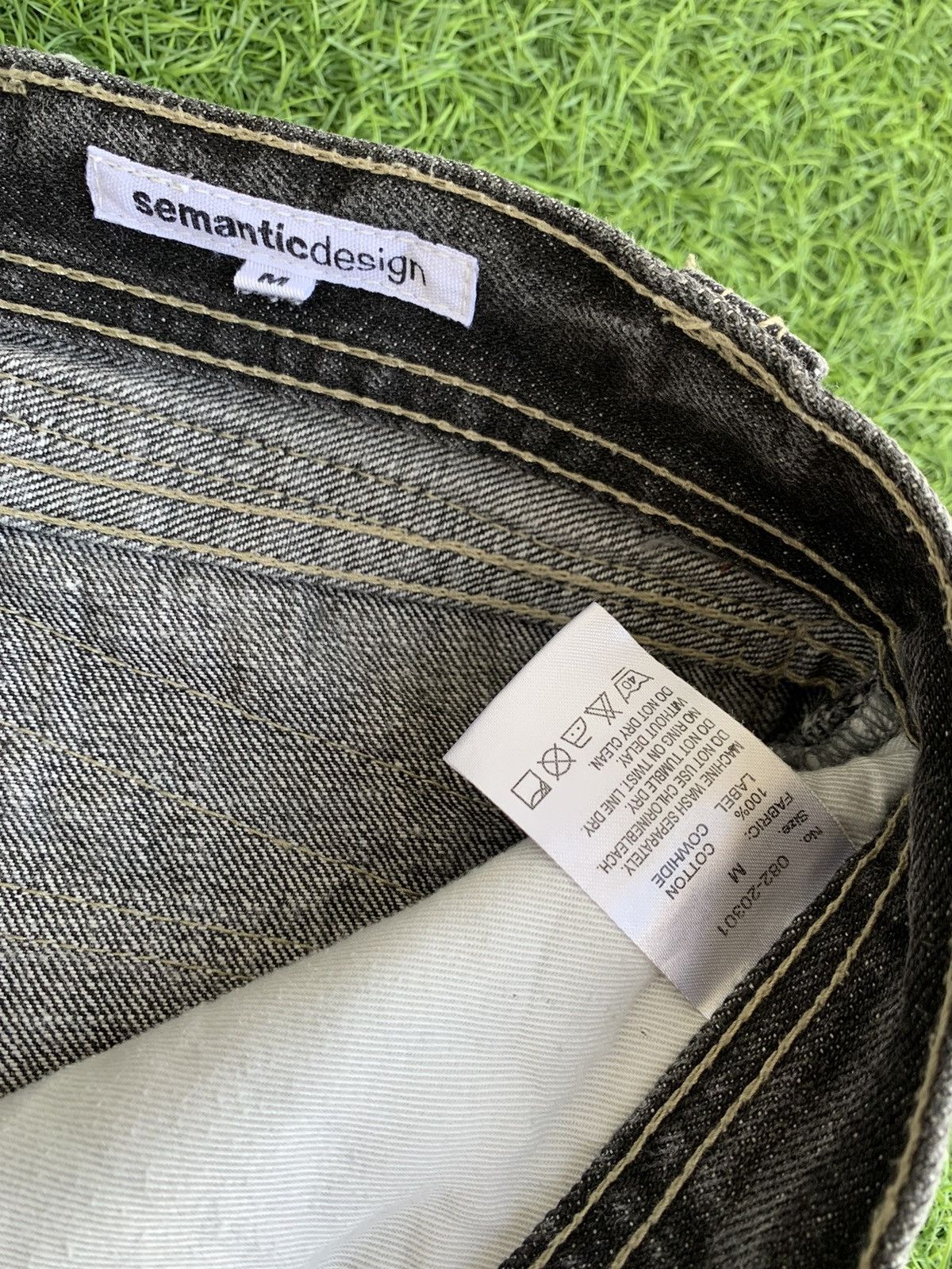 semanticdesign Japanese Brand Semantic Design Distressed Jeans Size US 29 - 9 Thumbnail