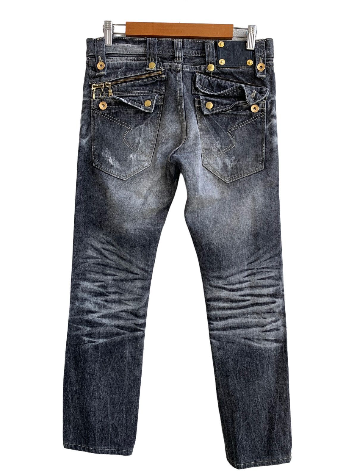semanticdesign Japanese Brand Semantic Design Distressed Jeans Size US 29 - 2 Thumbnail
