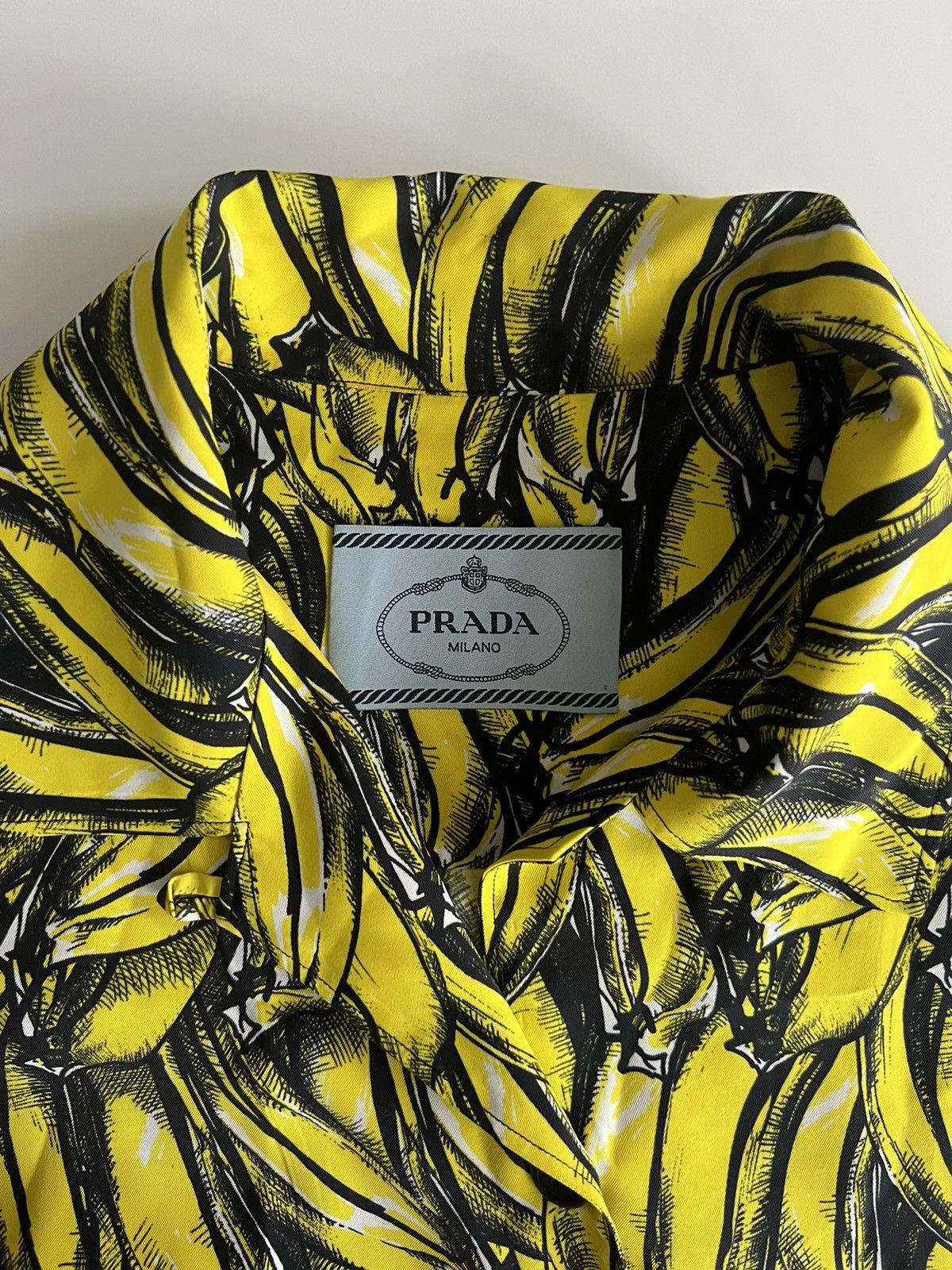 Prada Prada Banana and Flames Shirt Size US L / EU 52-54 / 3 - 5 Thumbnail