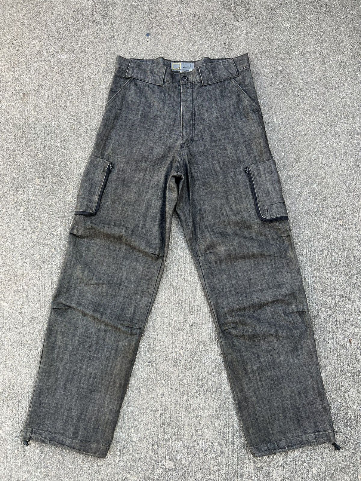Vintage VTG 20Dream Sophistication Japan Denim Tactical Cargo Pant Size US 34 / EU 50 - 1 Thumbnail
