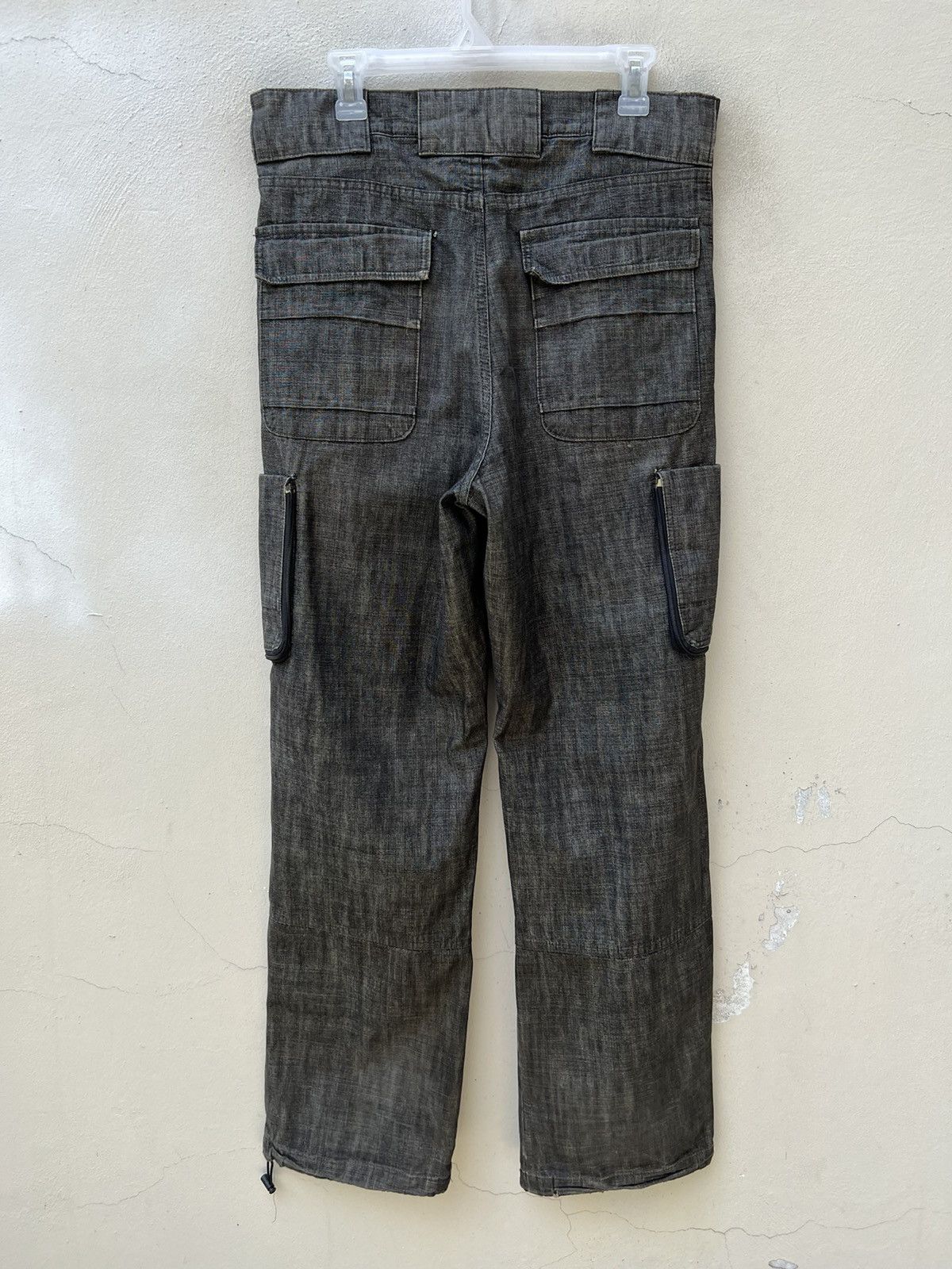 Vintage VTG 20Dream Sophistication Japan Denim Tactical Cargo Pant Size US 34 / EU 50 - 15 Thumbnail