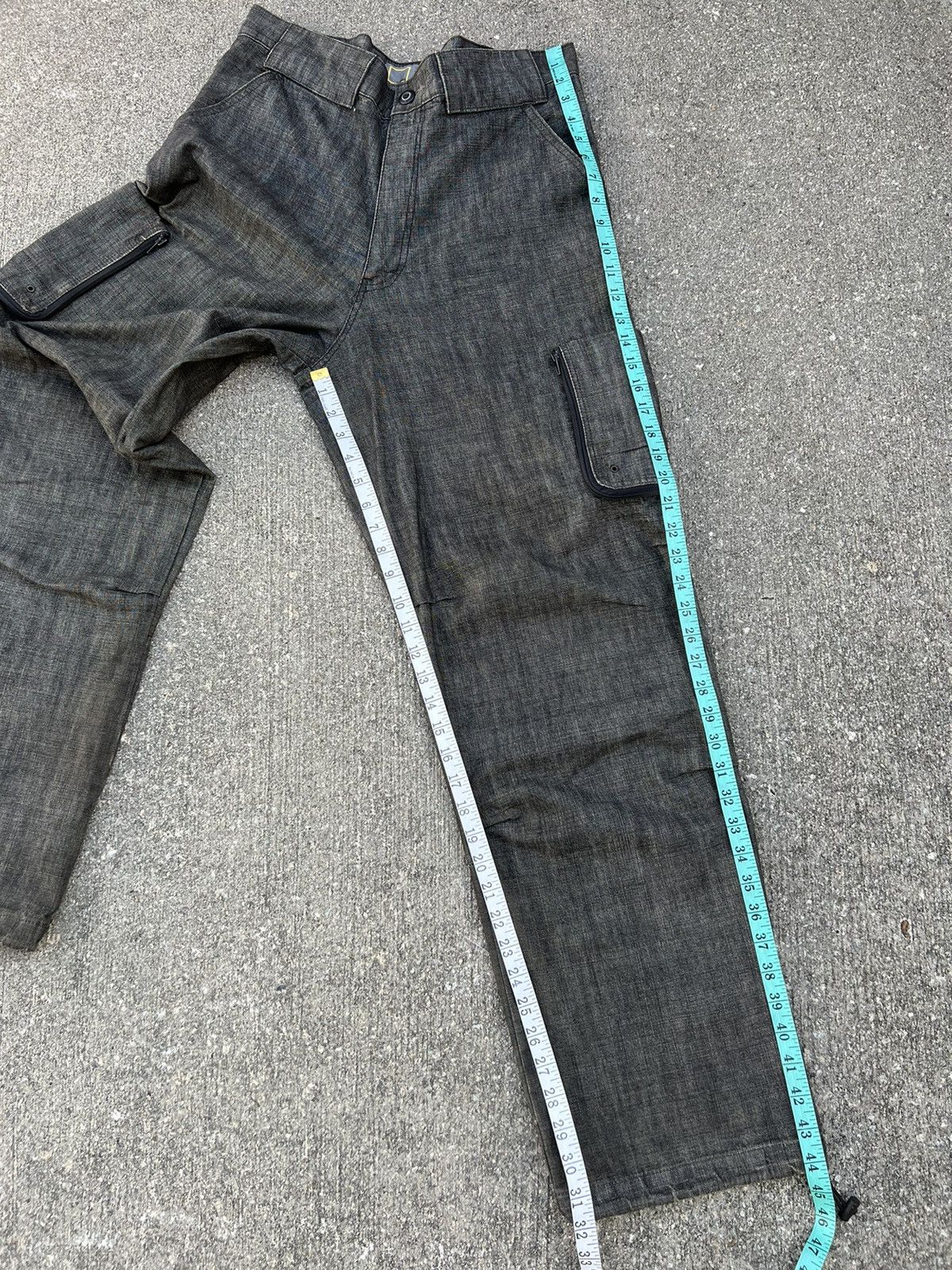 Vintage VTG 20Dream Sophistication Japan Denim Tactical Cargo Pant Size US 34 / EU 50 - 4 Thumbnail