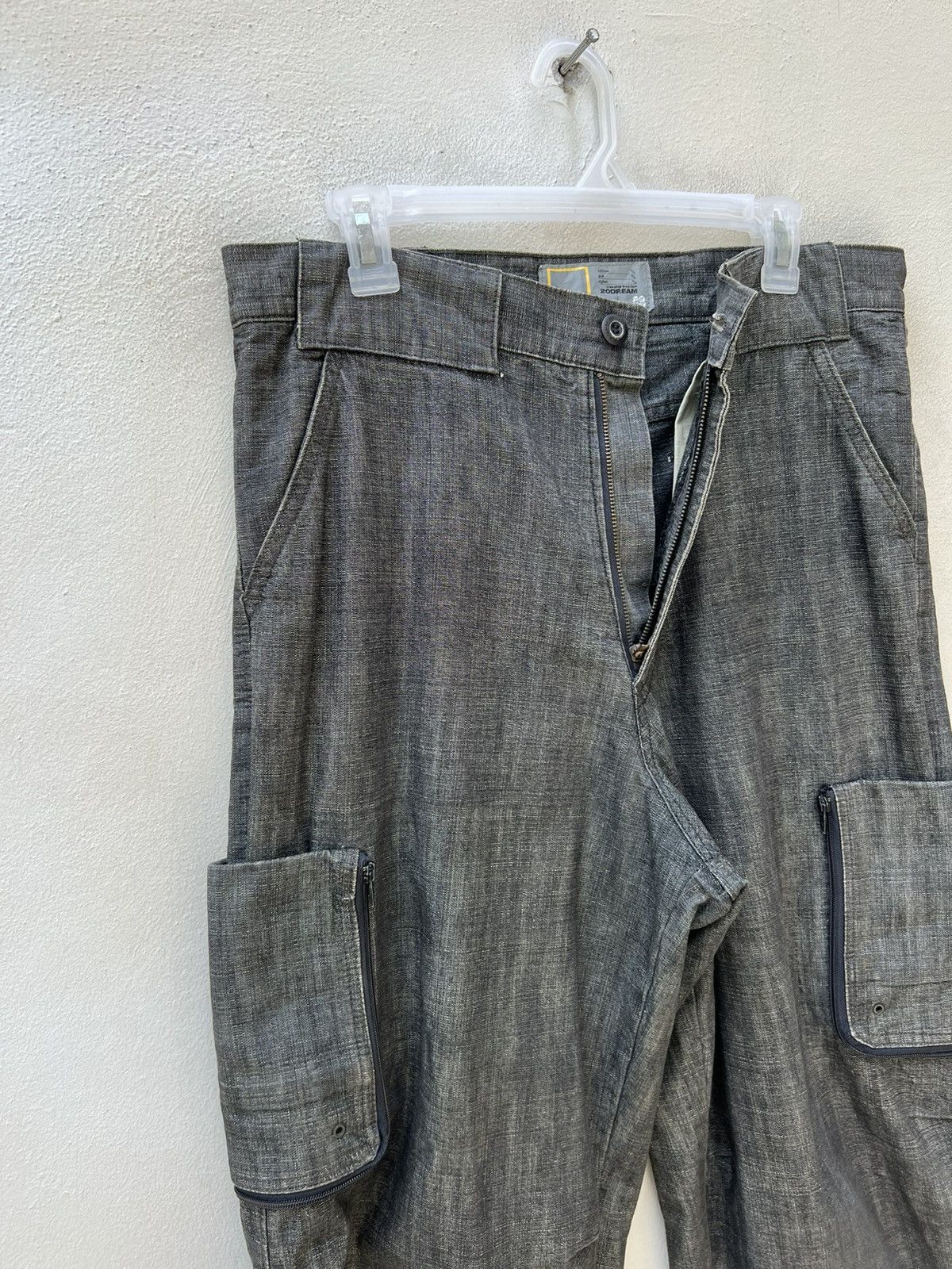 Vintage VTG 20Dream Sophistication Japan Denim Tactical Cargo Pant Size US 34 / EU 50 - 9 Thumbnail