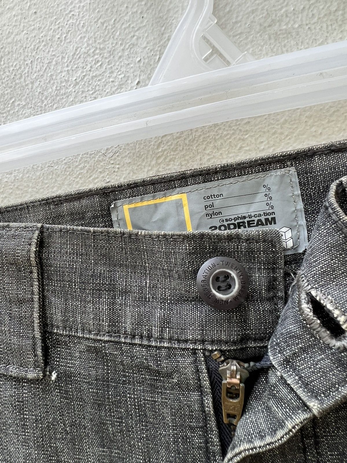 Vintage VTG 20Dream Sophistication Japan Denim Tactical Cargo Pant Size US 34 / EU 50 - 8 Thumbnail