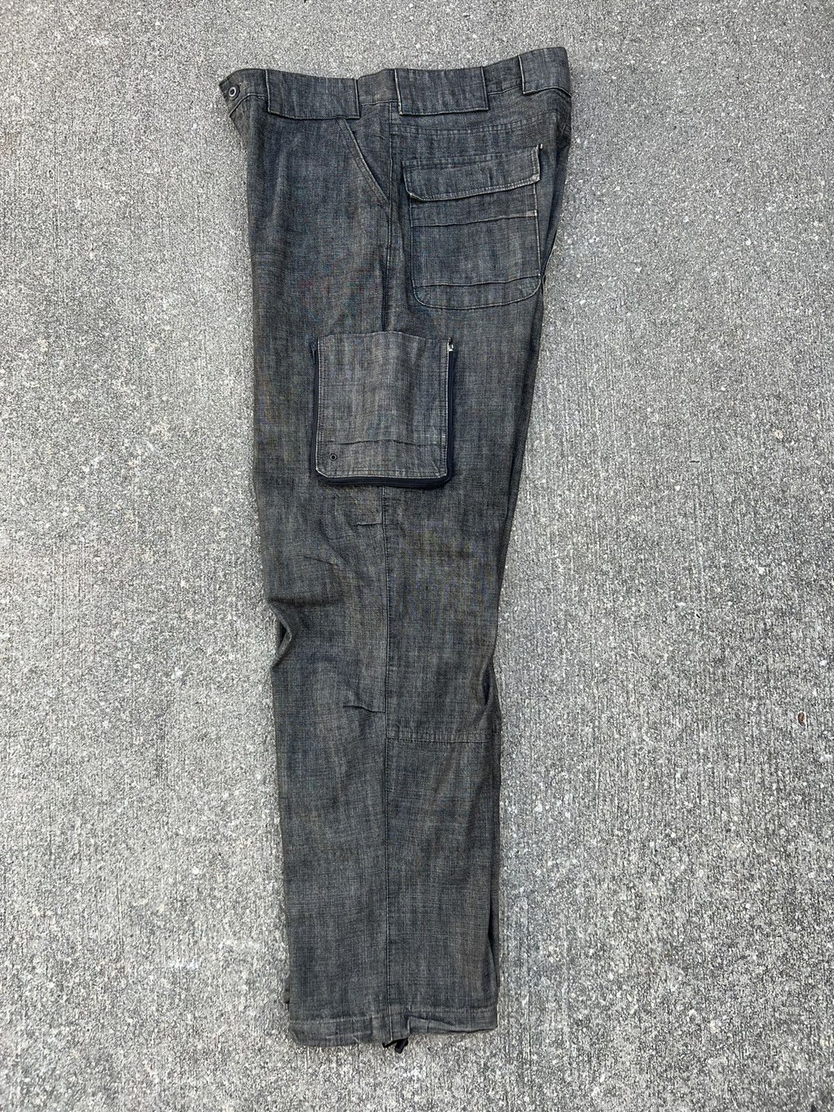 Vintage VTG 20Dream Sophistication Japan Denim Tactical Cargo Pant Size US 34 / EU 50 - 6 Thumbnail