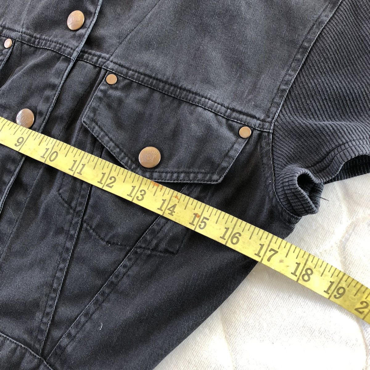 Jean Paul Gaultier Jean Paul Gaultier Junior Denim Jacket Short Sleeve Size XS / US 0-2 / IT 36-38 - 7 Thumbnail