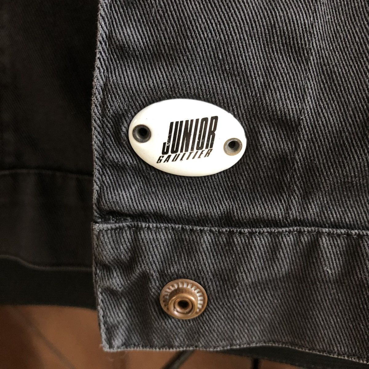 Jean Paul Gaultier Jean Paul Gaultier Junior Denim Jacket Short Sleeve Size XS / US 0-2 / IT 36-38 - 3 Thumbnail