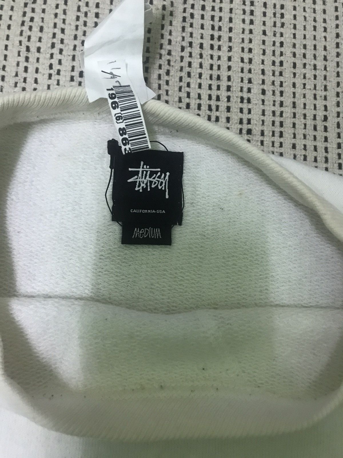Stussy × Vintage Stussy Stock Logo Crew Sweat Grey Heather Size US M / EU 48-50 / 2 - 4 Thumbnail