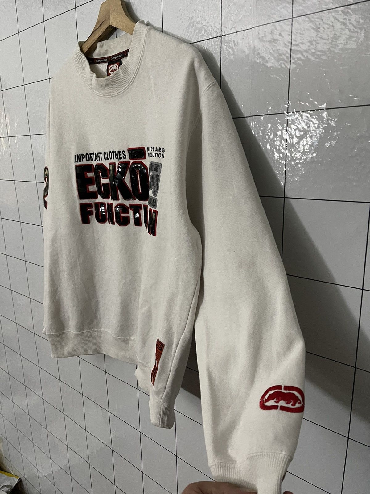 Japanese Brand × Vintage Vtg Ecko Function Spell Out Revolution Crewneck Sweatshirt Size US L / EU 52-54 / 3 - 5 Thumbnail