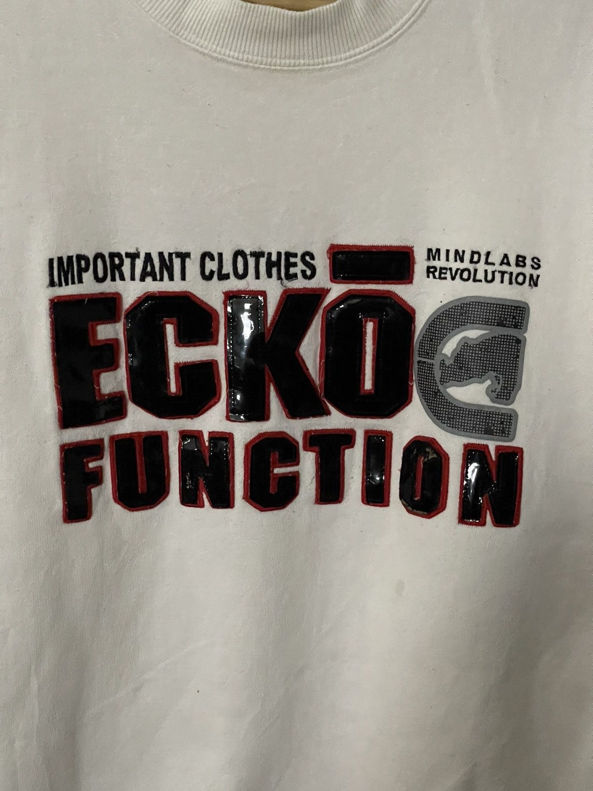Japanese Brand × Vintage Vtg Ecko Function Spell Out Revolution Crewneck Sweatshirt Size US L / EU 52-54 / 3 - 2 Thumbnail