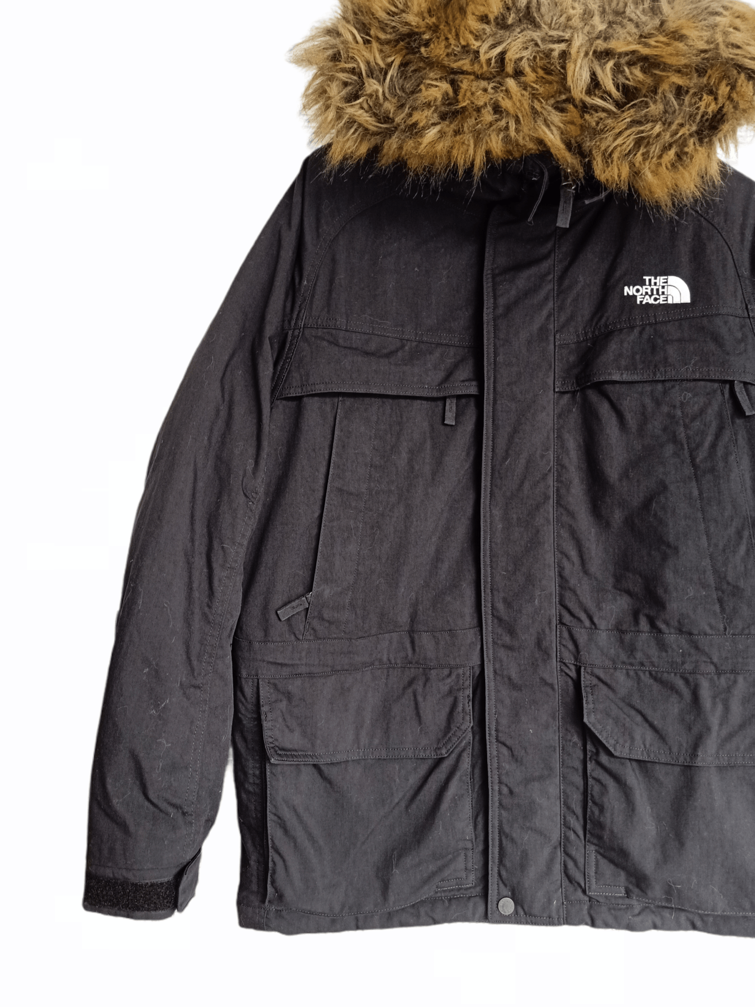 The North Face × Vintage The North Face Pertex Quantum Puffer Faux Fur Hoodie Size US M / EU 48-50 / 2 - 3 Thumbnail