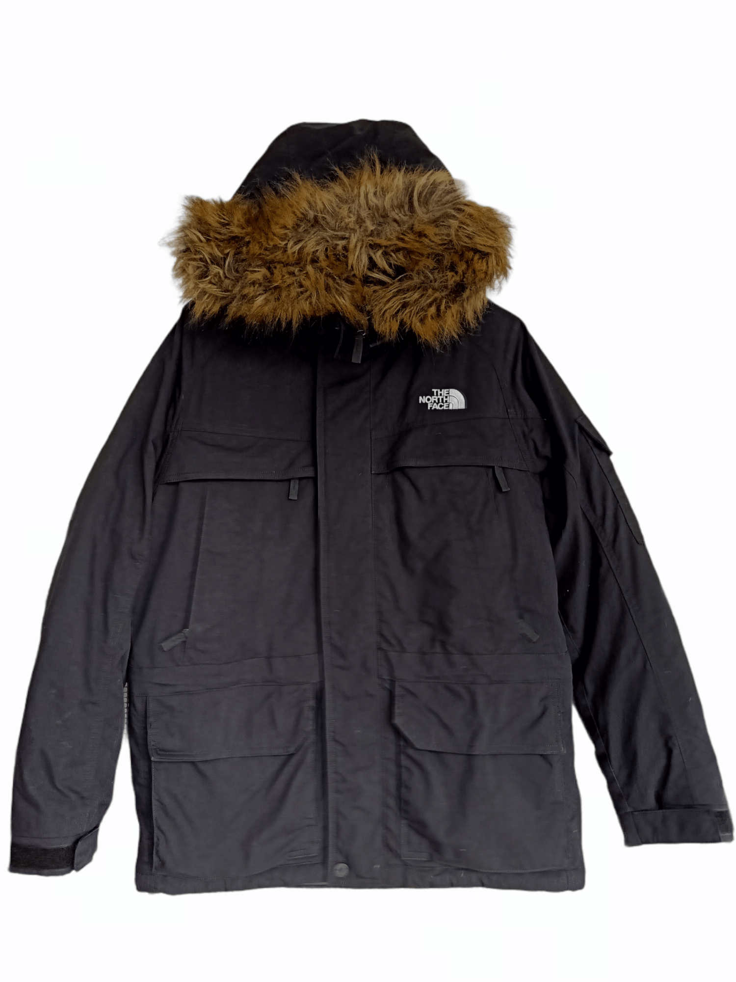The North Face × Vintage The North Face Pertex Quantum Puffer Faux Fur Hoodie Size US M / EU 48-50 / 2 - 1 Thumbnail